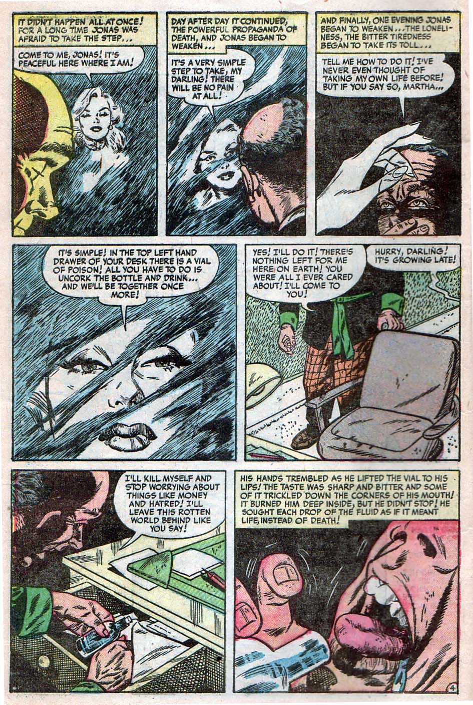 Read online Mystic (1951) comic -  Issue #28 - 5