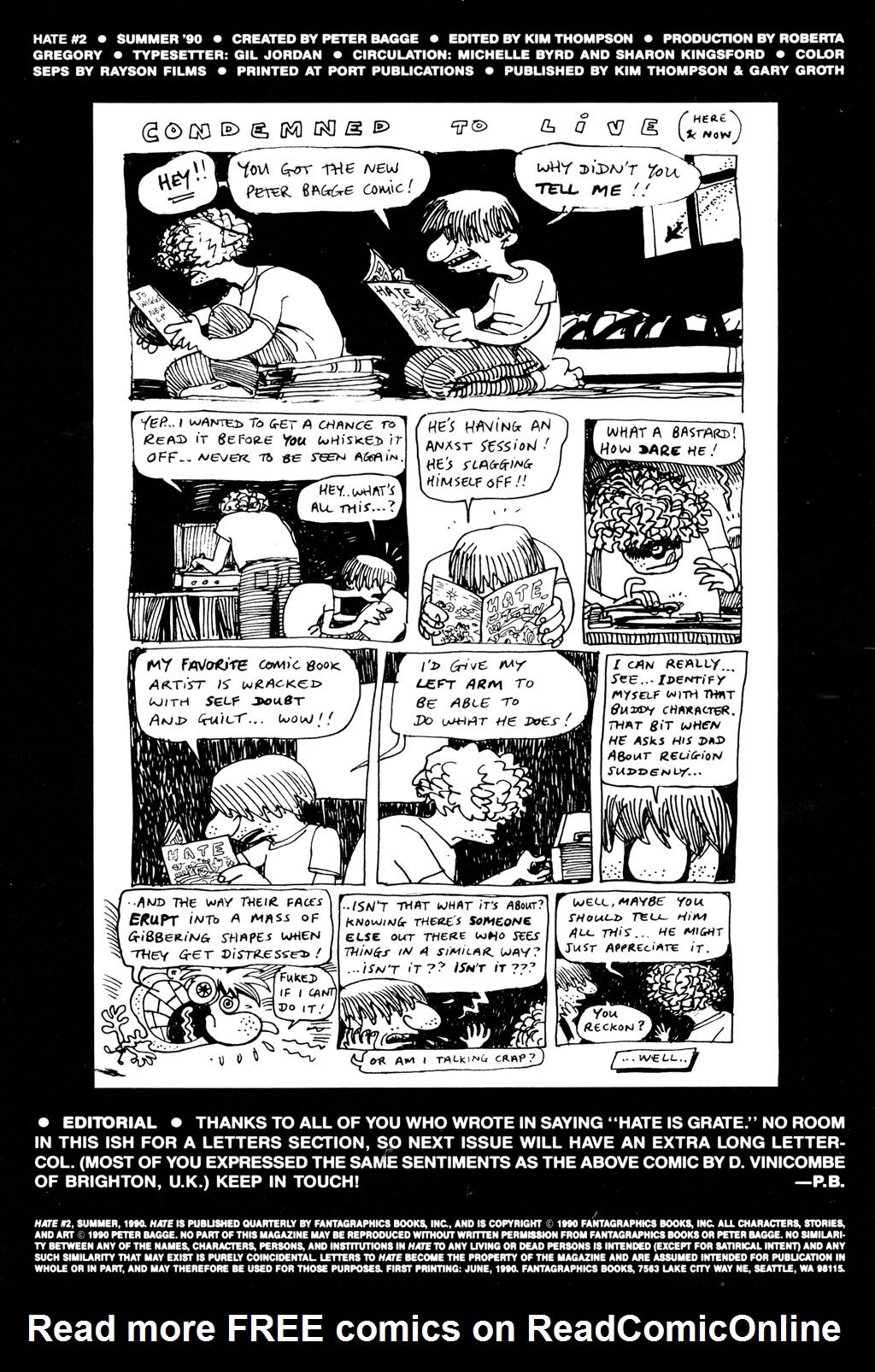 Read online Hate comic -  Issue #2 - 2