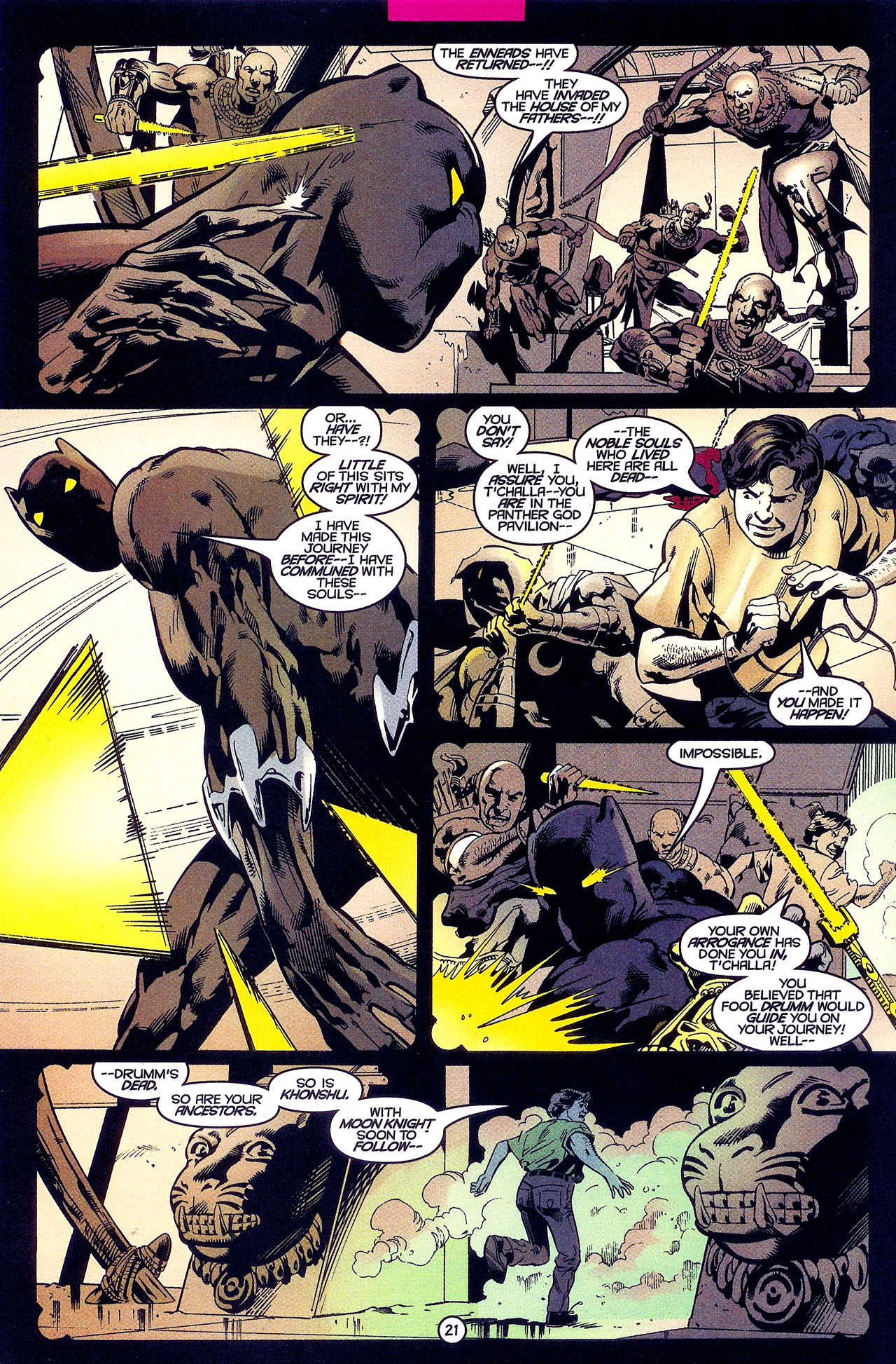 Read online Black Panther (1998) comic -  Issue #21 - 22