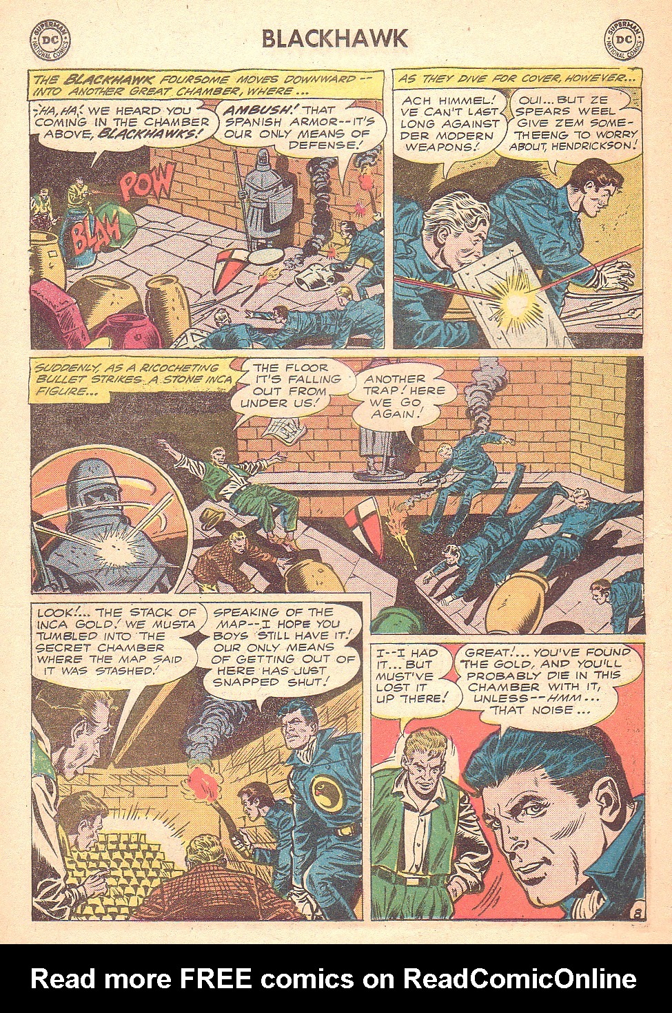 Read online Blackhawk (1957) comic -  Issue #157 - 10