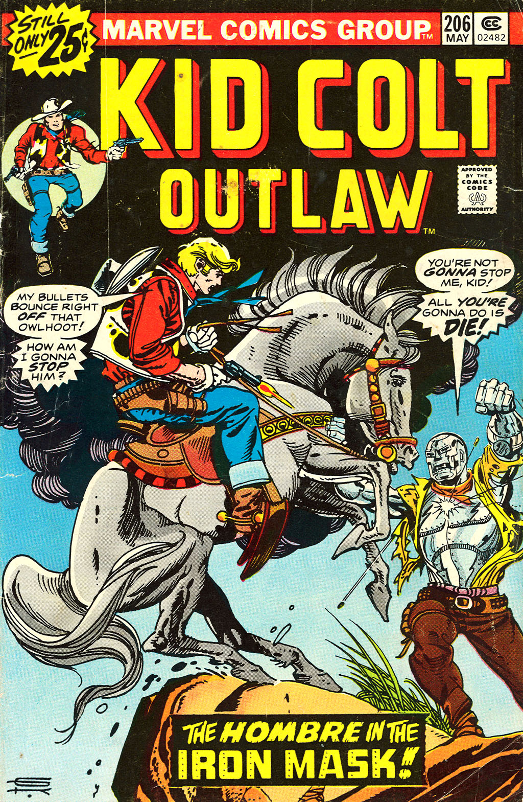 Read online Kid Colt Outlaw comic -  Issue #206 - 1