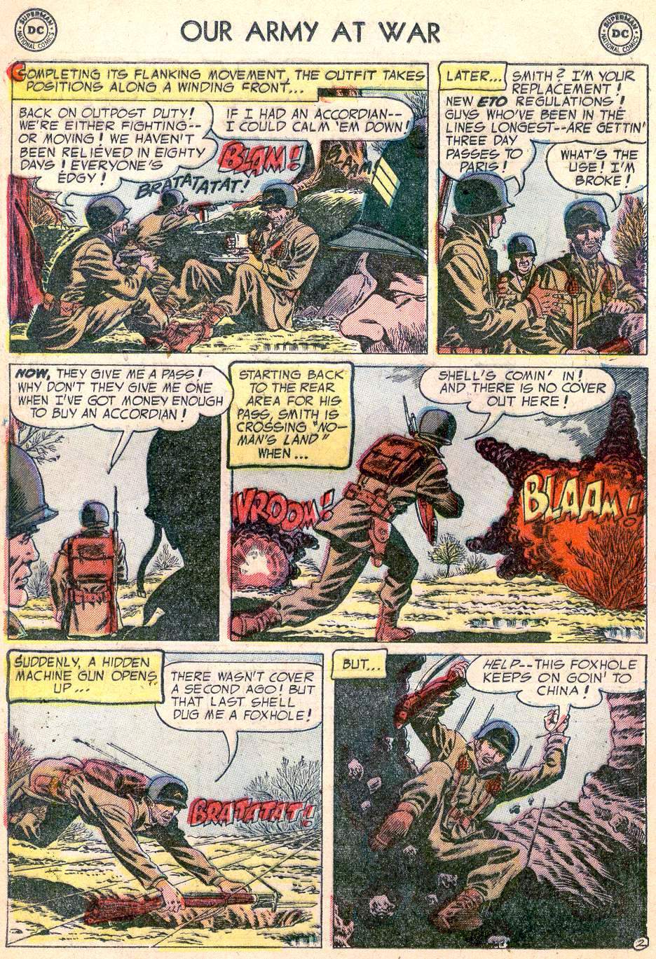 Read online Our Army at War (1952) comic -  Issue #31 - 20