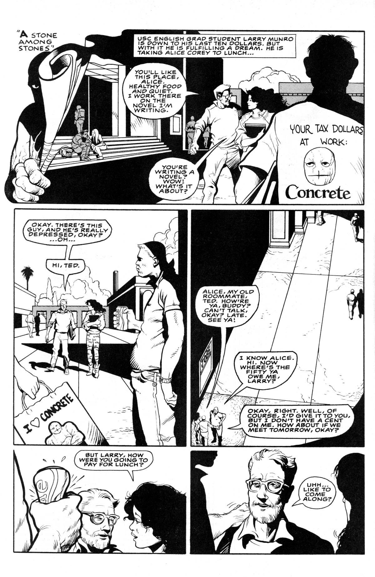 Read online Concrete comic -  Issue #1 - 4
