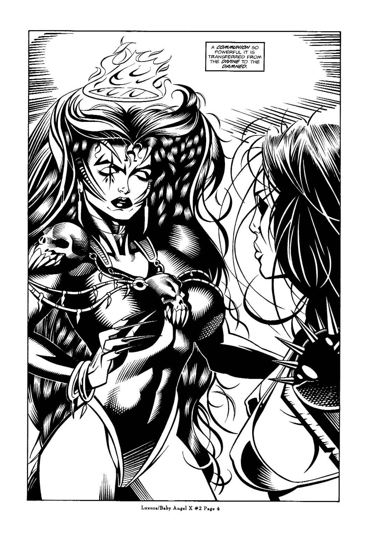 Read online Vampress Luxura / Baby Angel X comic -  Issue #2 - 6