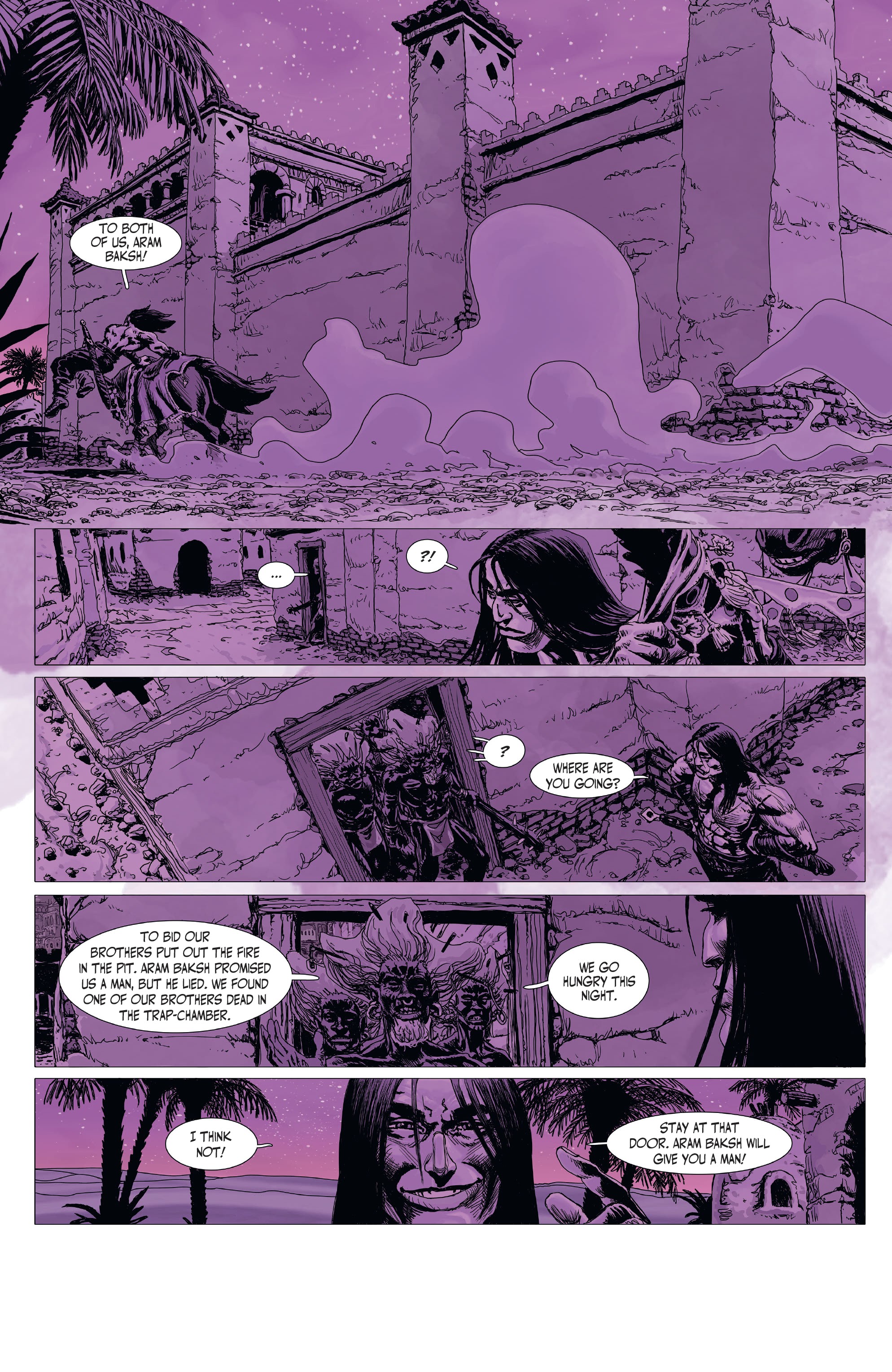 Read online The Cimmerian: The Man-Eaters Of Zamboula comic -  Issue #2 - 21