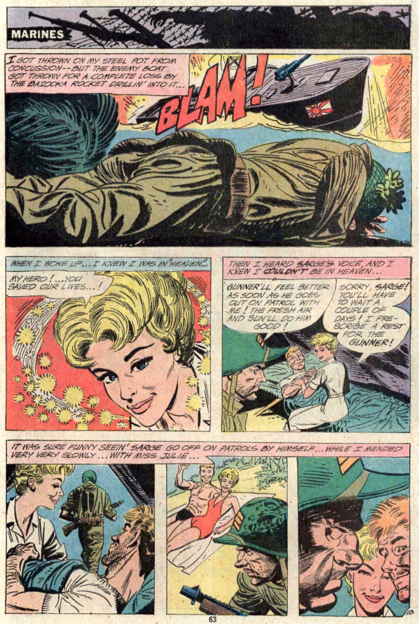Read online Our Army at War (1952) comic -  Issue #242 - 64