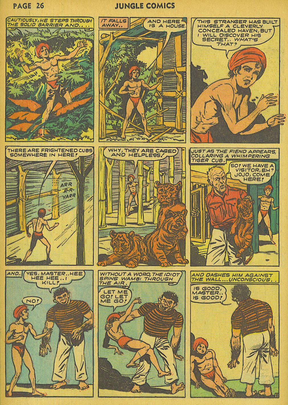 Read online Jungle Comics comic -  Issue #30 - 30