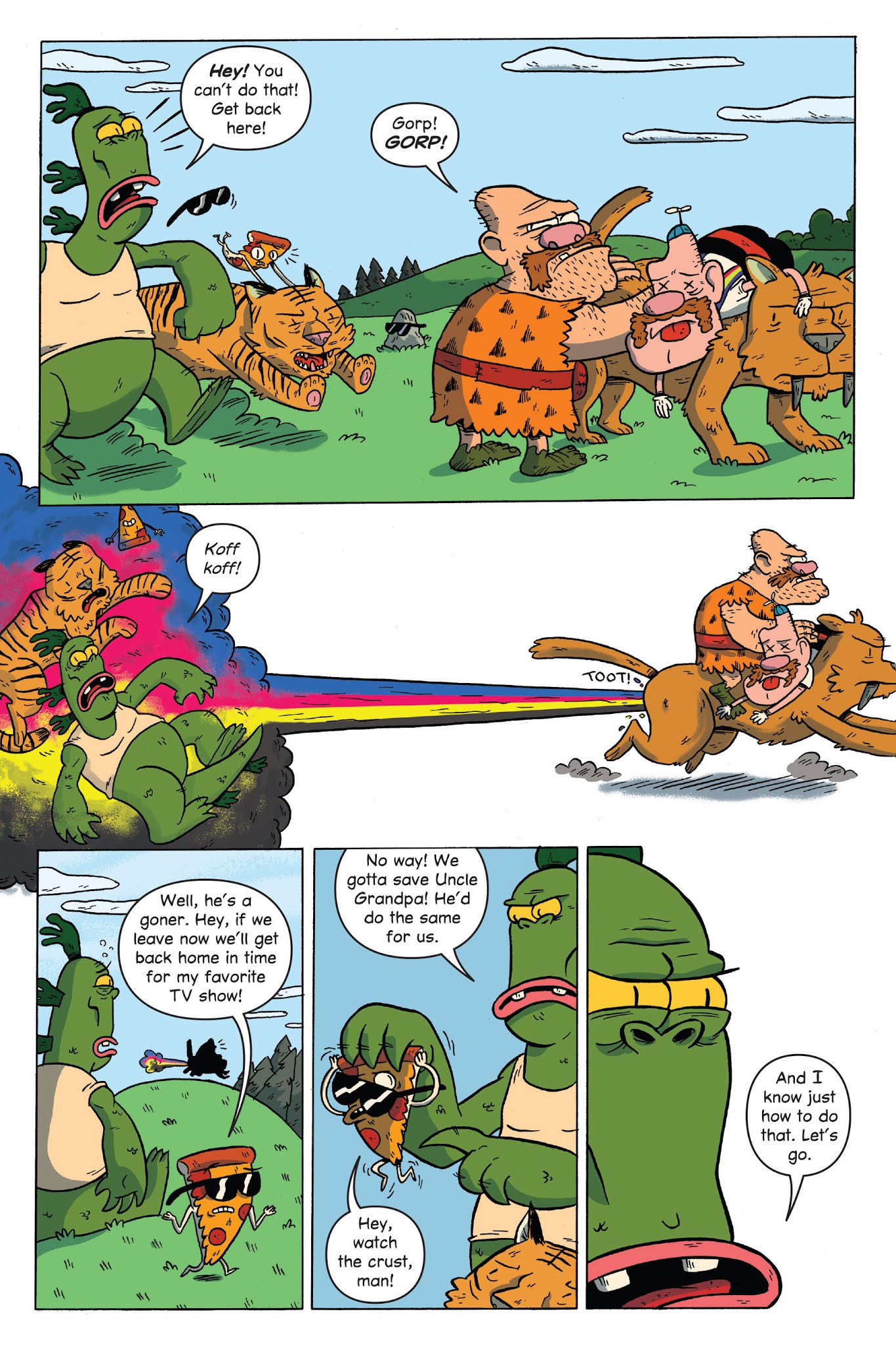 Read online Uncle Grandpa and the Time Casserole comic -  Issue # TPB - 100