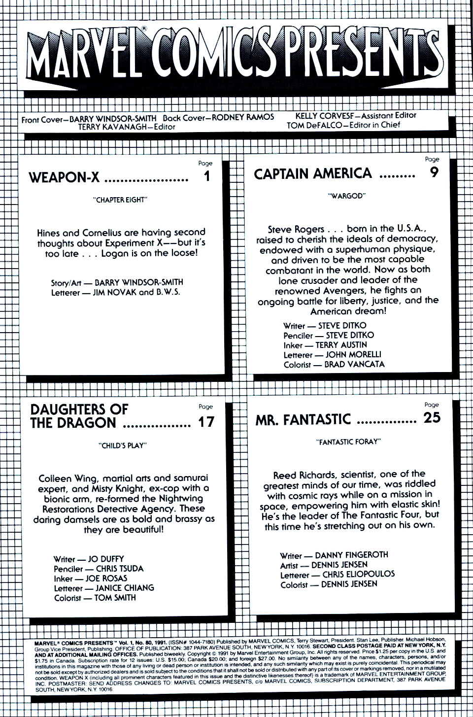 Read online Marvel Comics Presents (1988) comic -  Issue #80 - 2