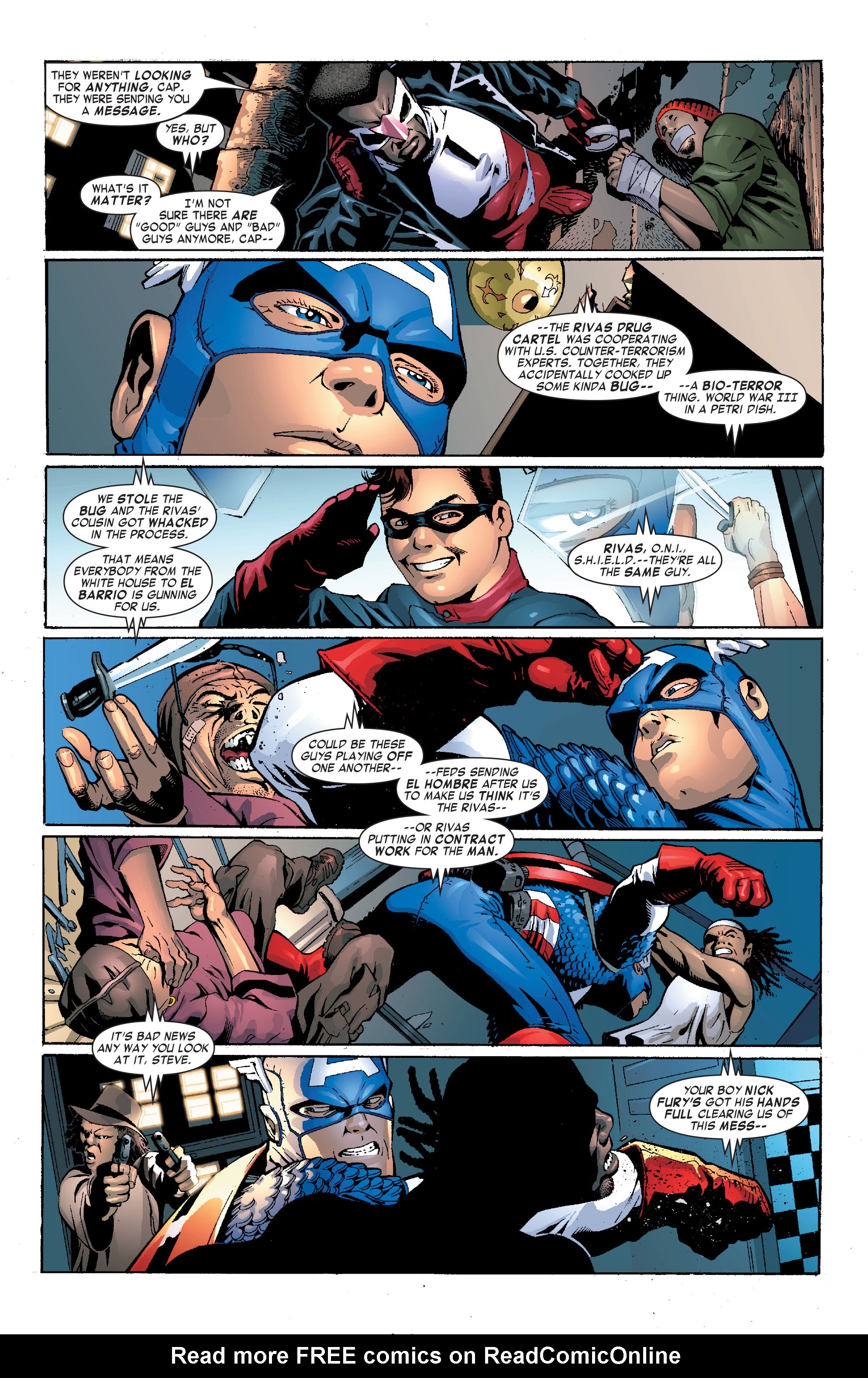 Read online Captain America & the Falcon comic -  Issue #5 - 6