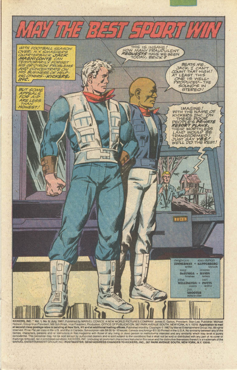 Read online Kickers, Inc. comic -  Issue #9 - 2