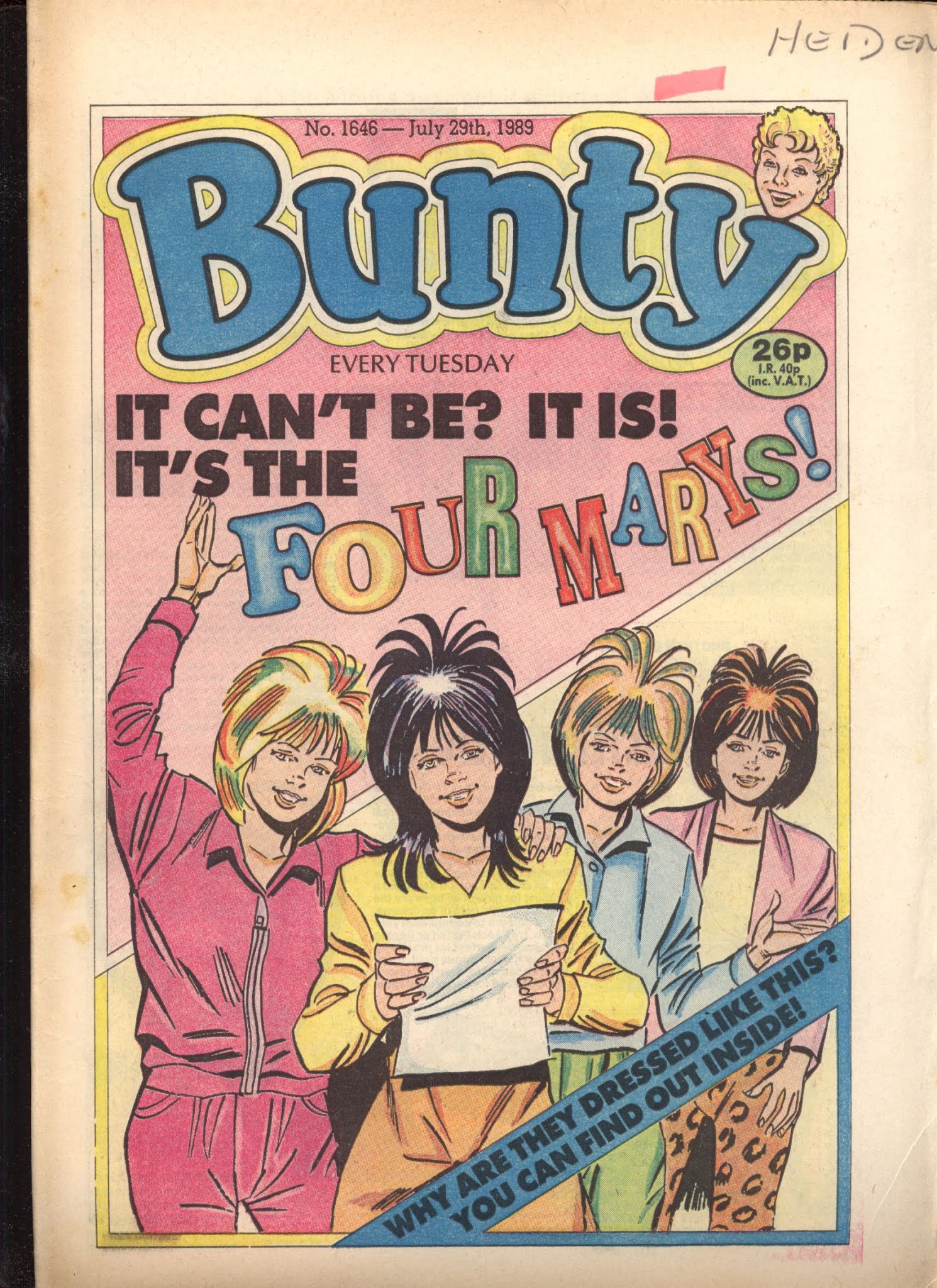Read online Bunty comic -  Issue #1646 - 1
