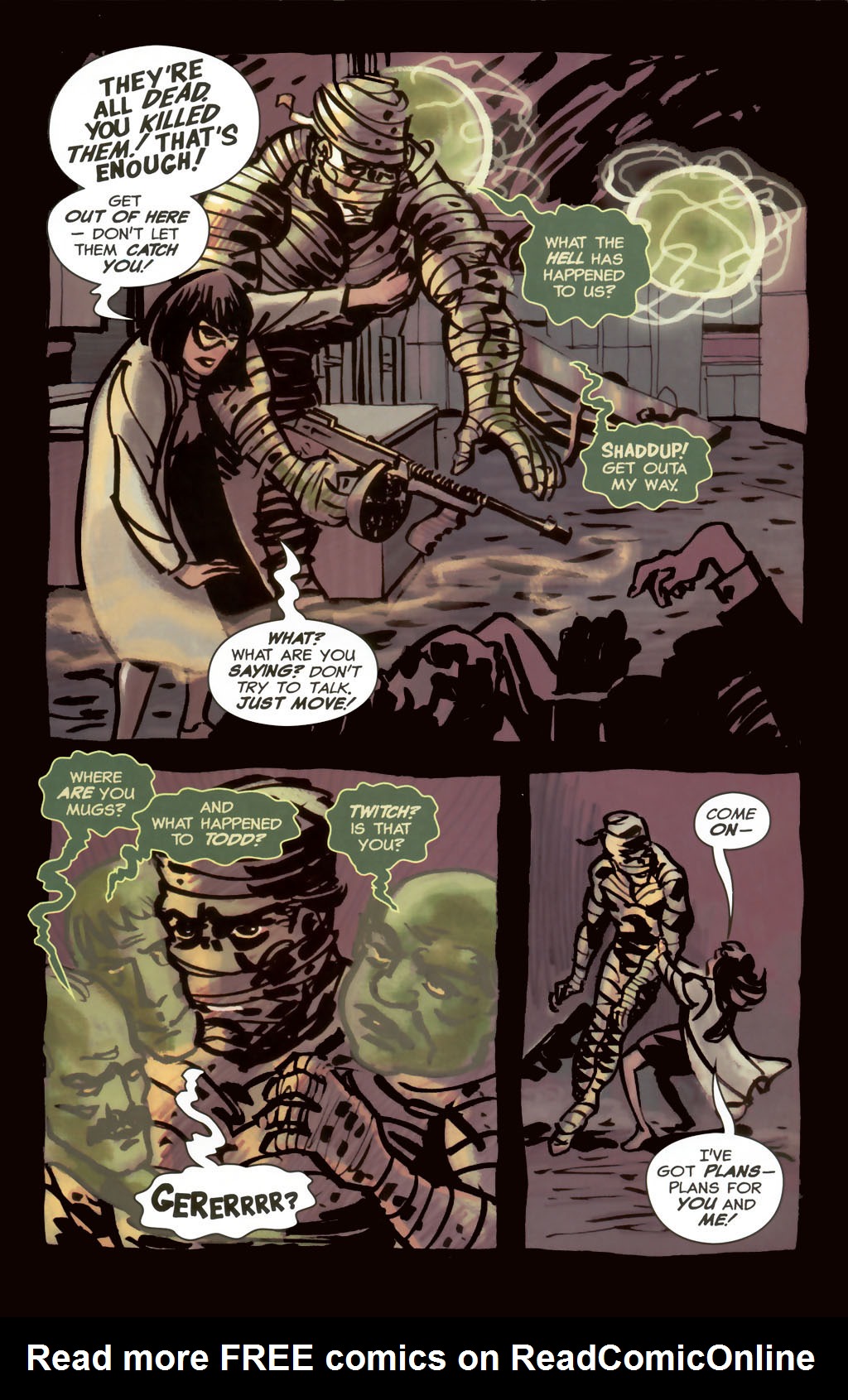 Read online Frankenstein Mobster comic -  Issue #1 - 22