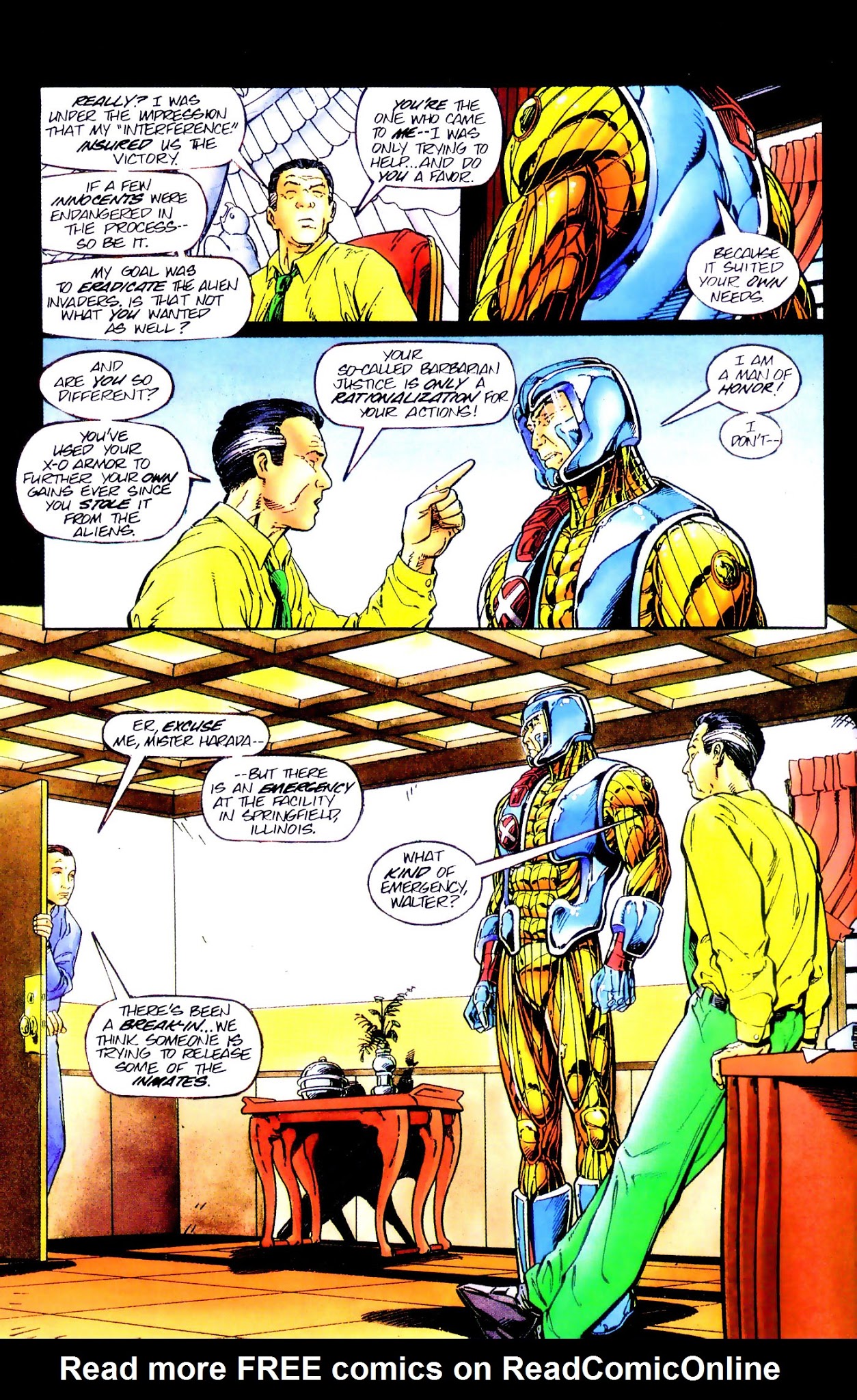 Read online X-O Manowar (1992) comic -  Issue #0.5 - 5