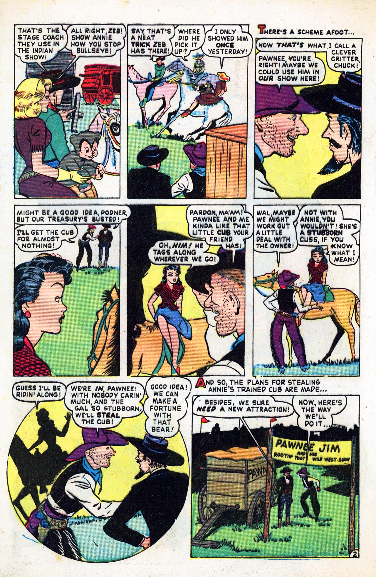 Read online Annie Oakley comic -  Issue #2 - 4