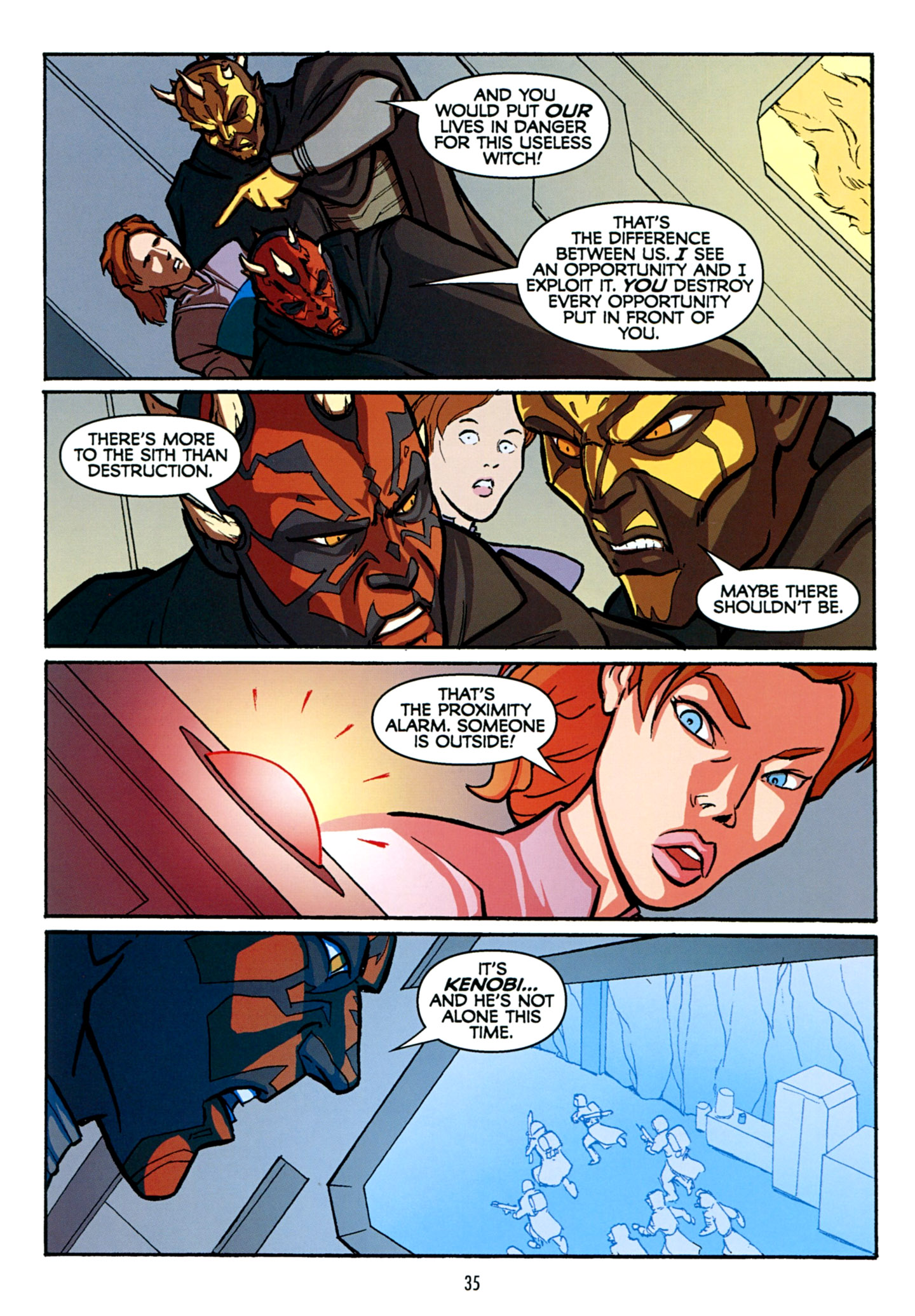 Read online Star Wars: The Clone Wars - The Sith Hunters comic -  Issue # Full - 36