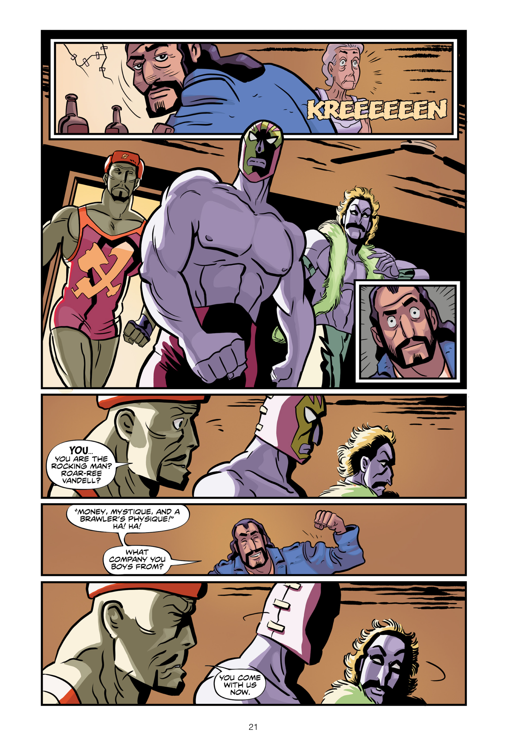 Read online Invasion from Planet Wrestletopia comic -  Issue #2 - 21