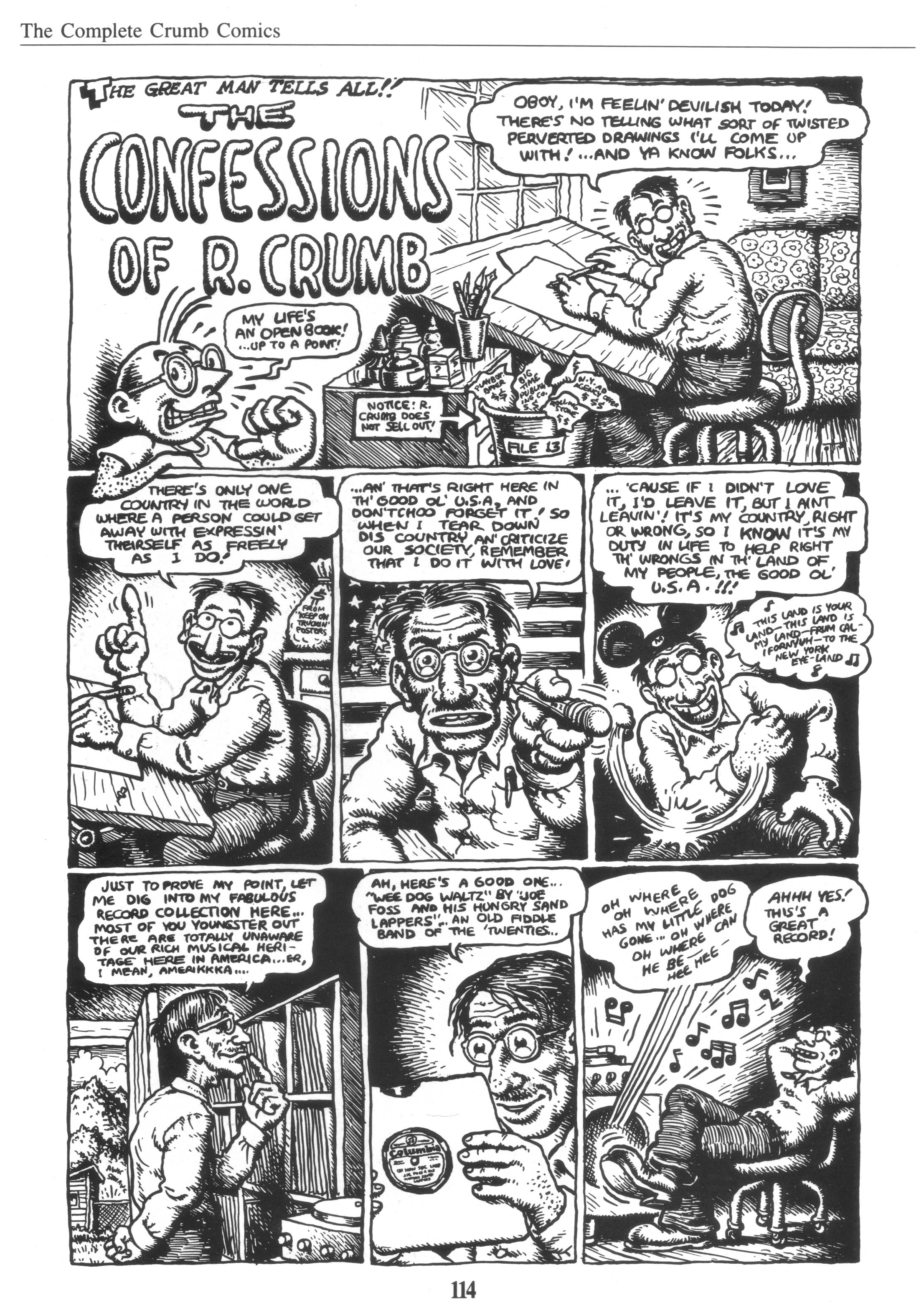 Read online The Complete Crumb Comics comic -  Issue # TPB 8 - 122