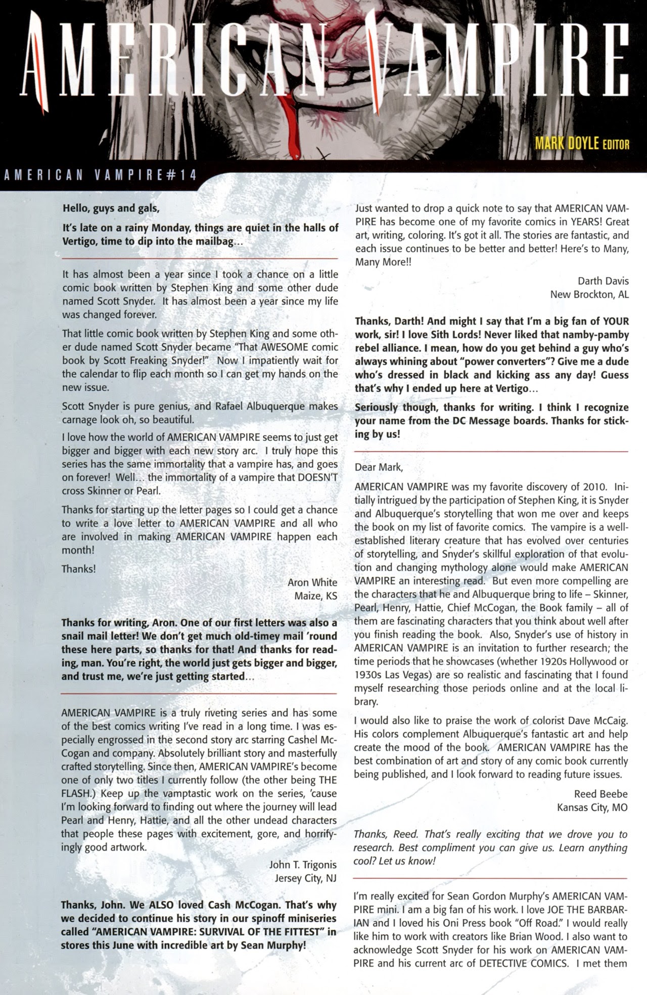 Read online American Vampire comic -  Issue #14 - 28