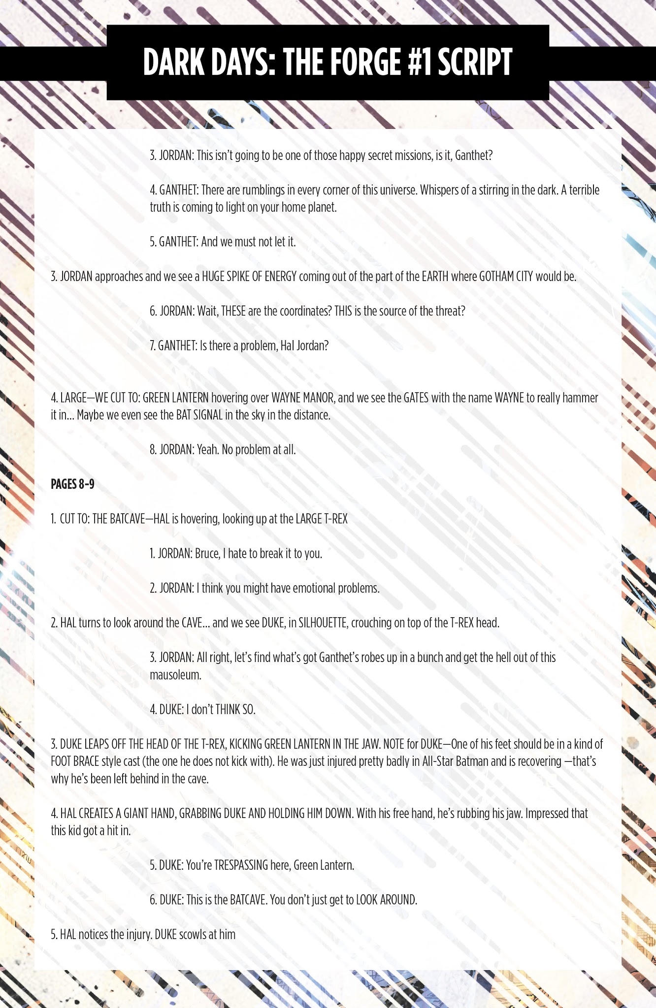 Read online Dark Days: The Forge/Casting Director's Cut comic -  Issue # Full - 69