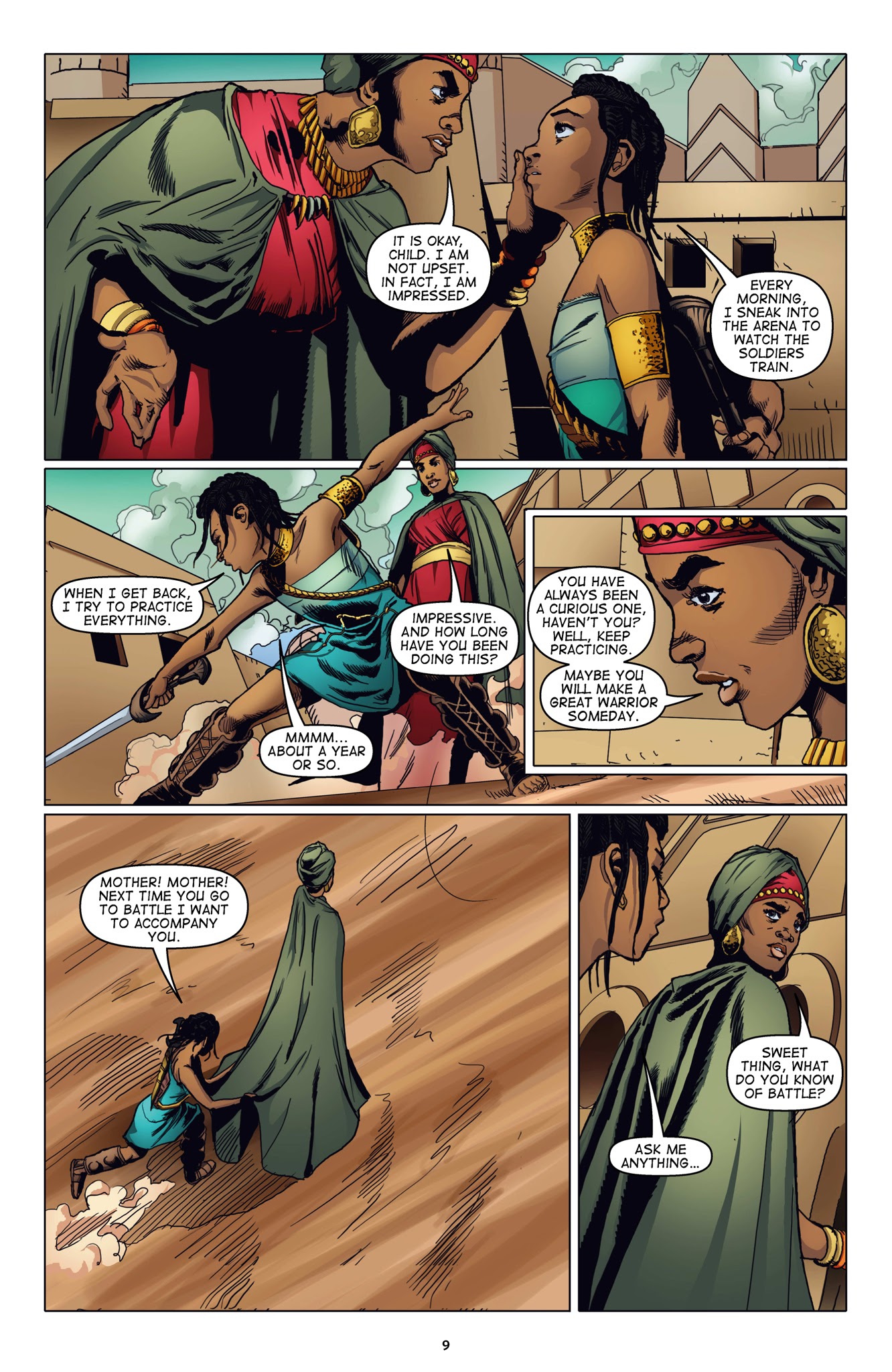 Read online Malika: Warrior Queen comic -  Issue # TPB 1 (Part 1) - 11