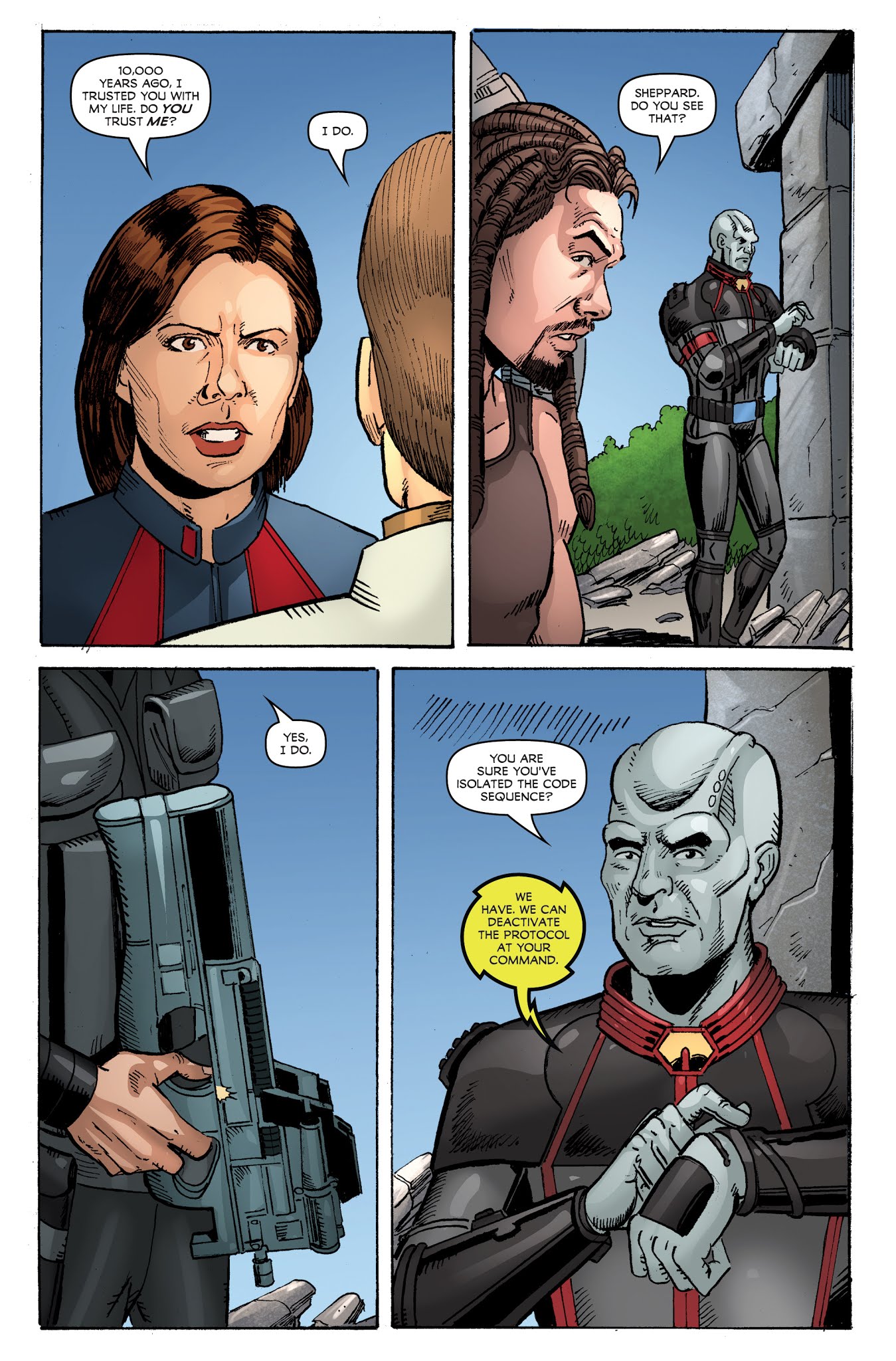 Read online Stargate Atlantis: Singularity comic -  Issue #2 - 12