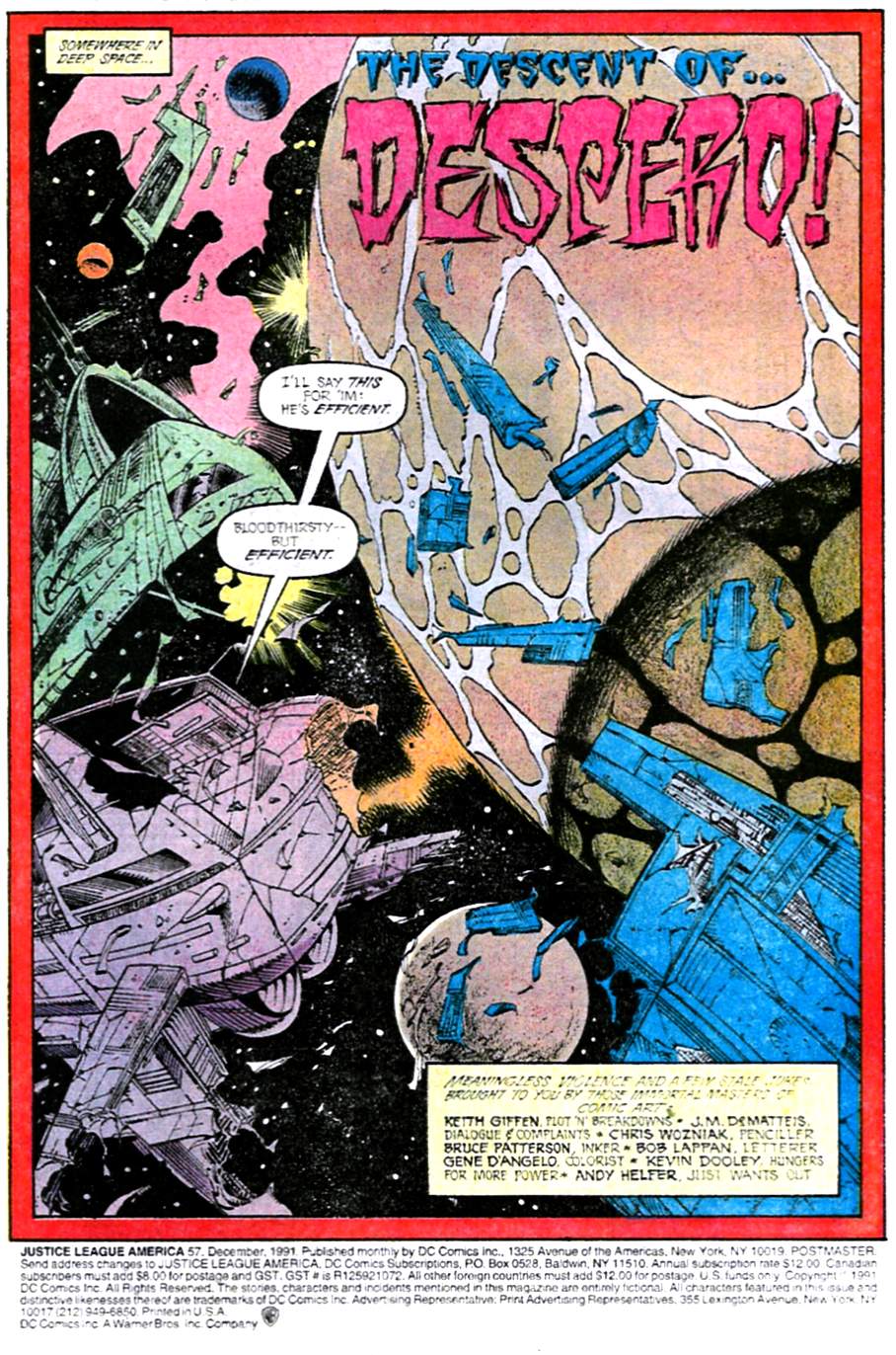 Read online Justice League America comic -  Issue #57 - 2