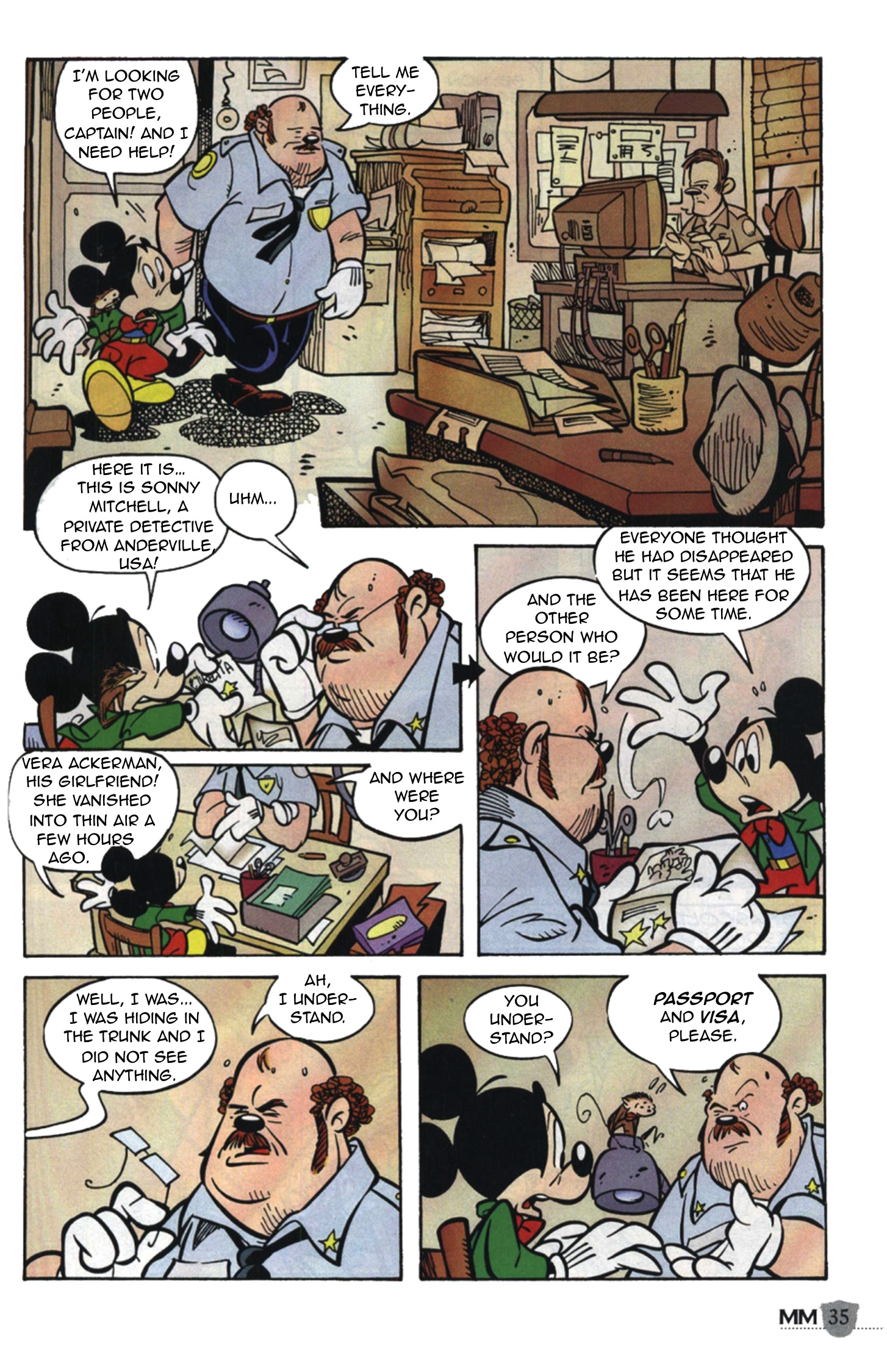 Read online Mickey Mouse Mystery Magazine comic -  Issue #2 - 35