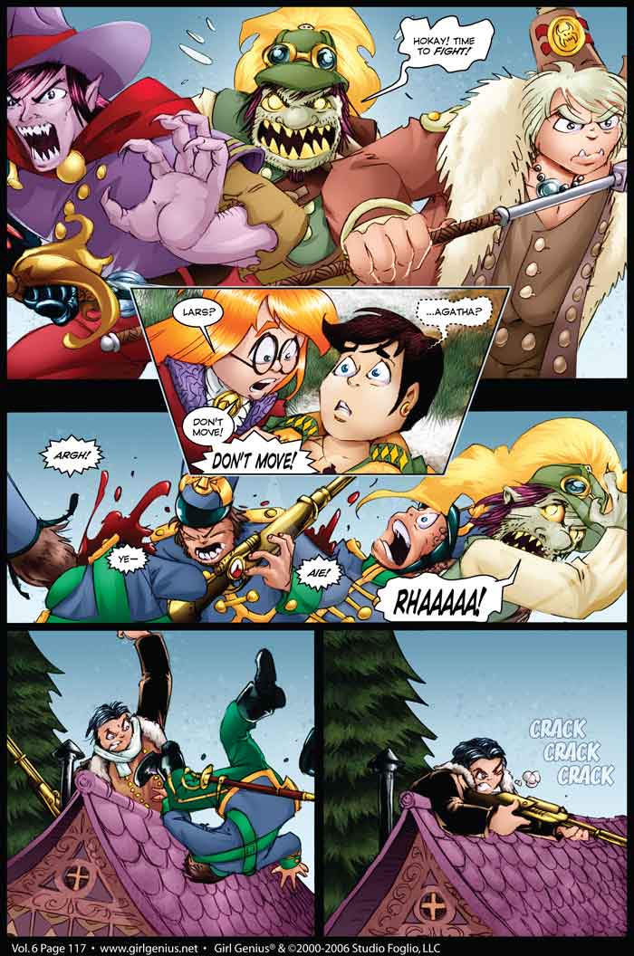 Read online Girl Genius (2002) comic -  Issue #6 - 118