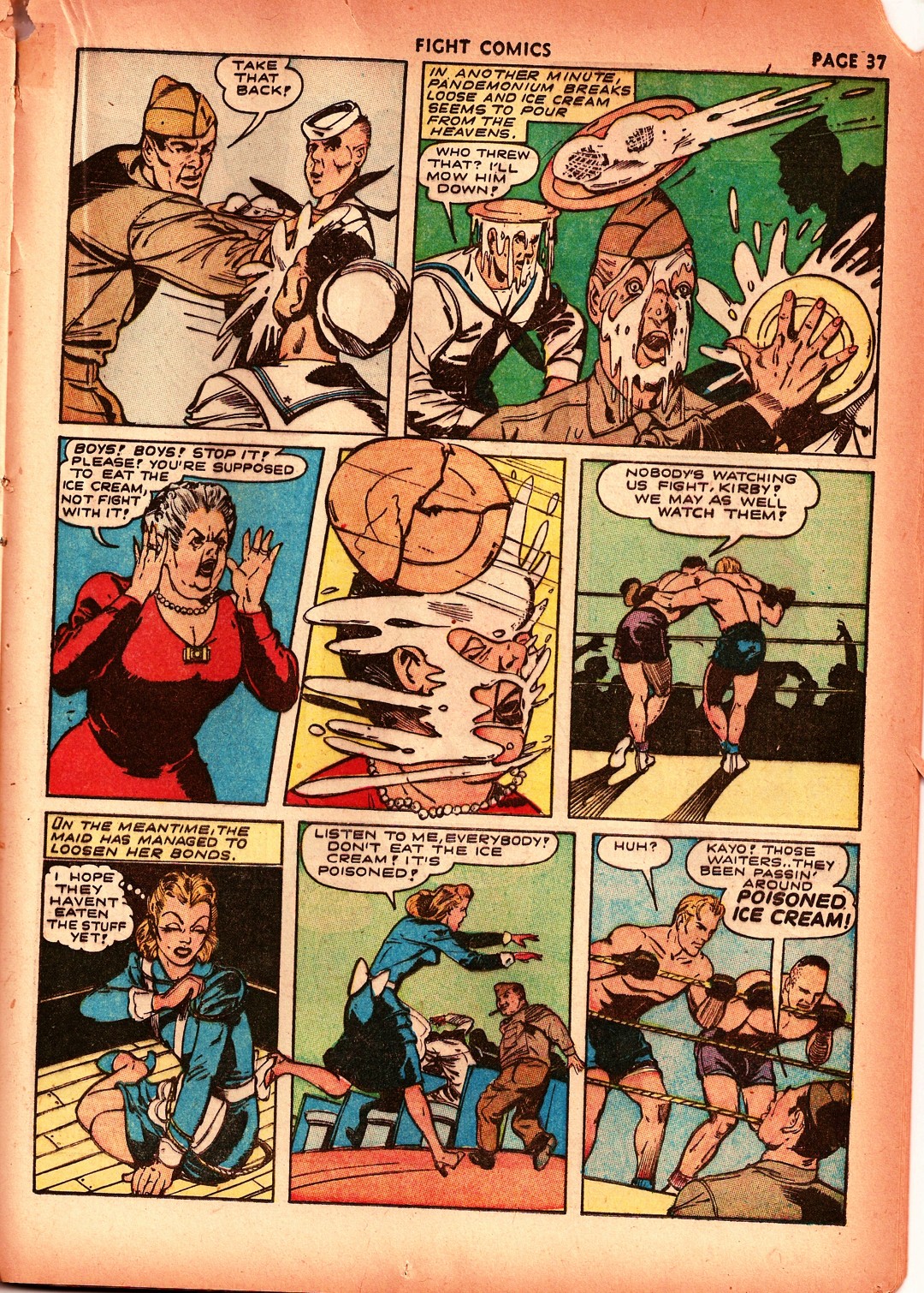 Read online Fight Comics comic -  Issue #23 - 39