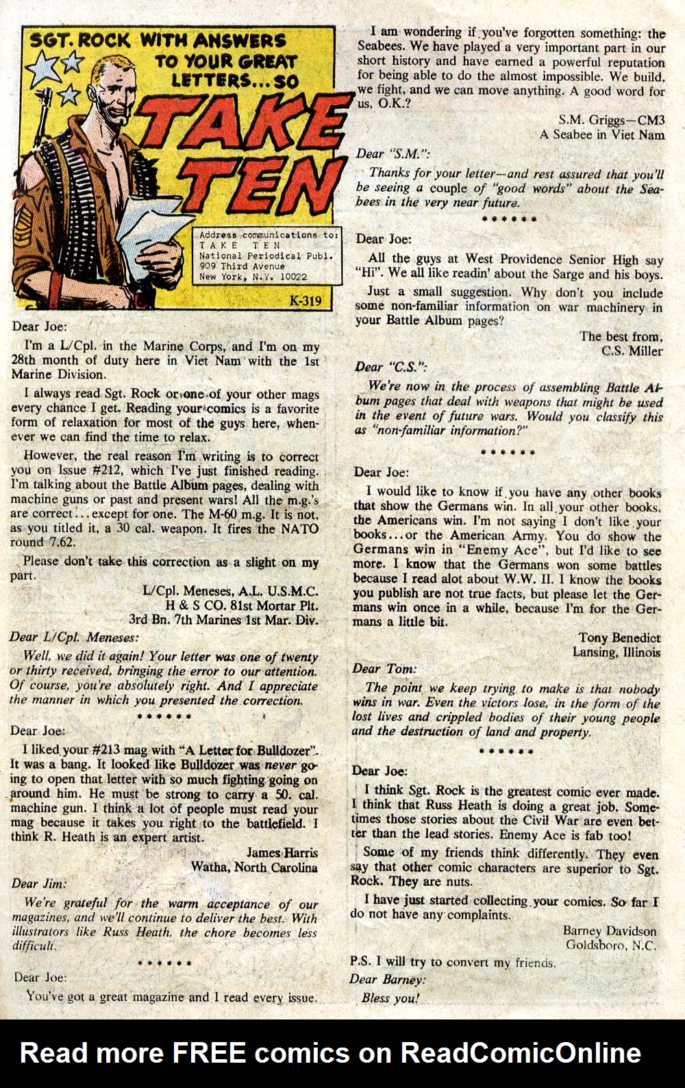 Read online Our Army at War (1952) comic -  Issue #218 - 31