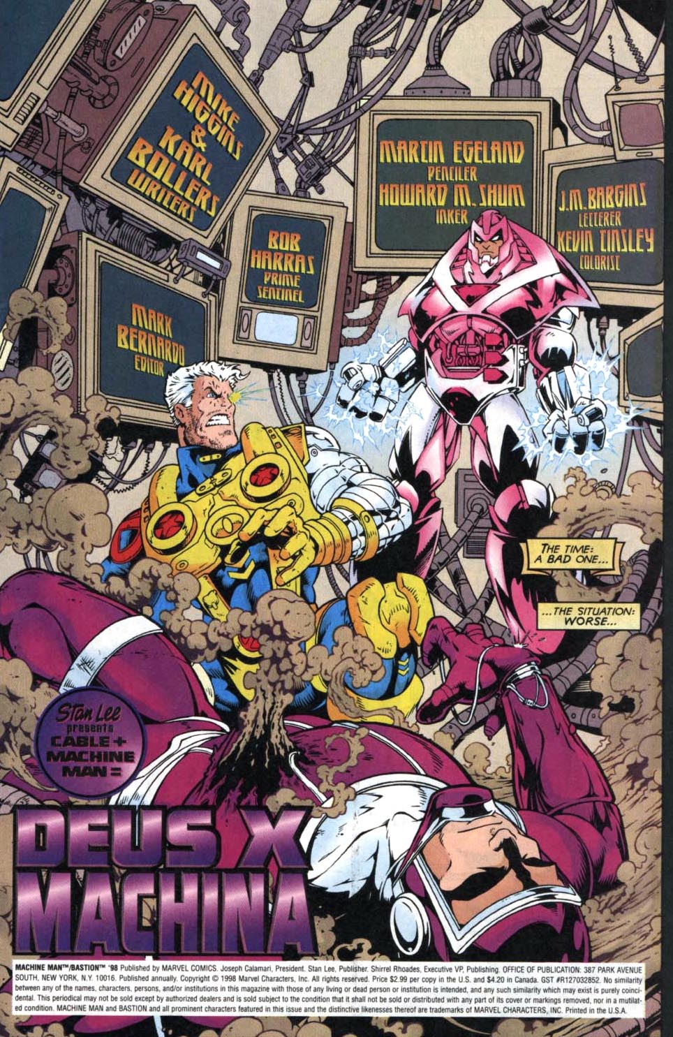 Read online Machine Man/Bastion '98 comic -  Issue # Full - 3
