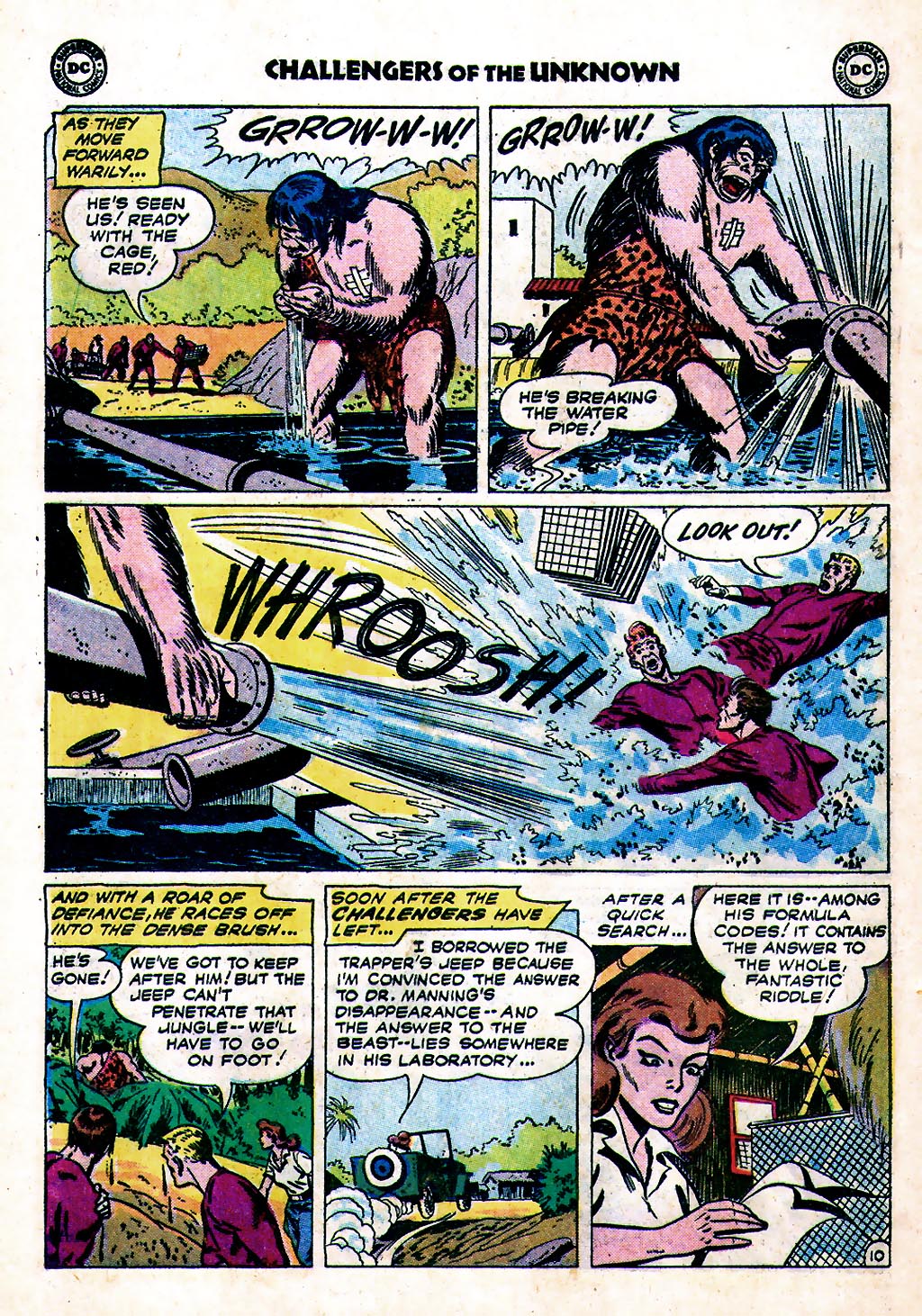 Read online Challengers of the Unknown (1958) comic -  Issue #10 - 12