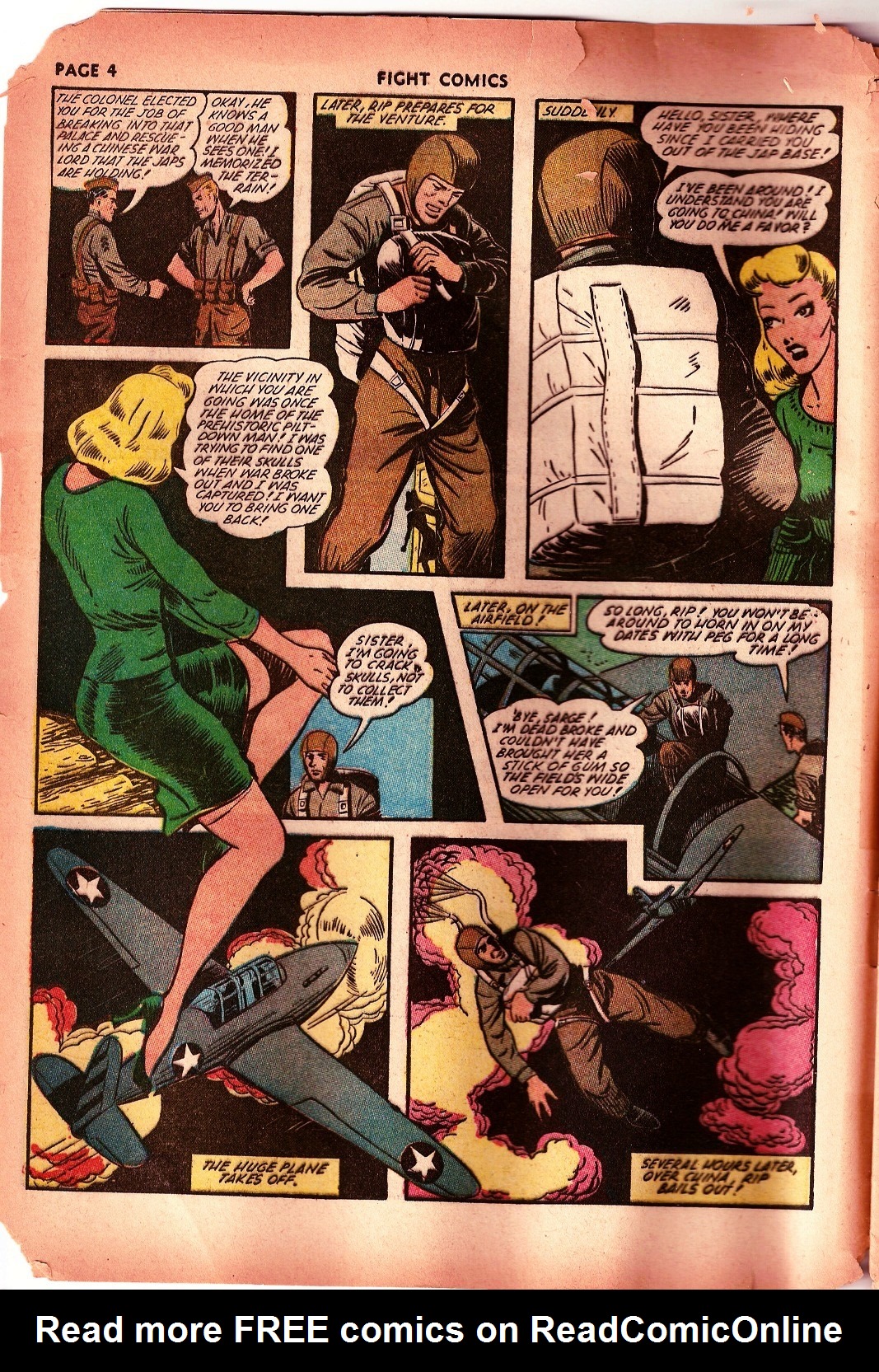 Read online Fight Comics comic -  Issue #23 - 6