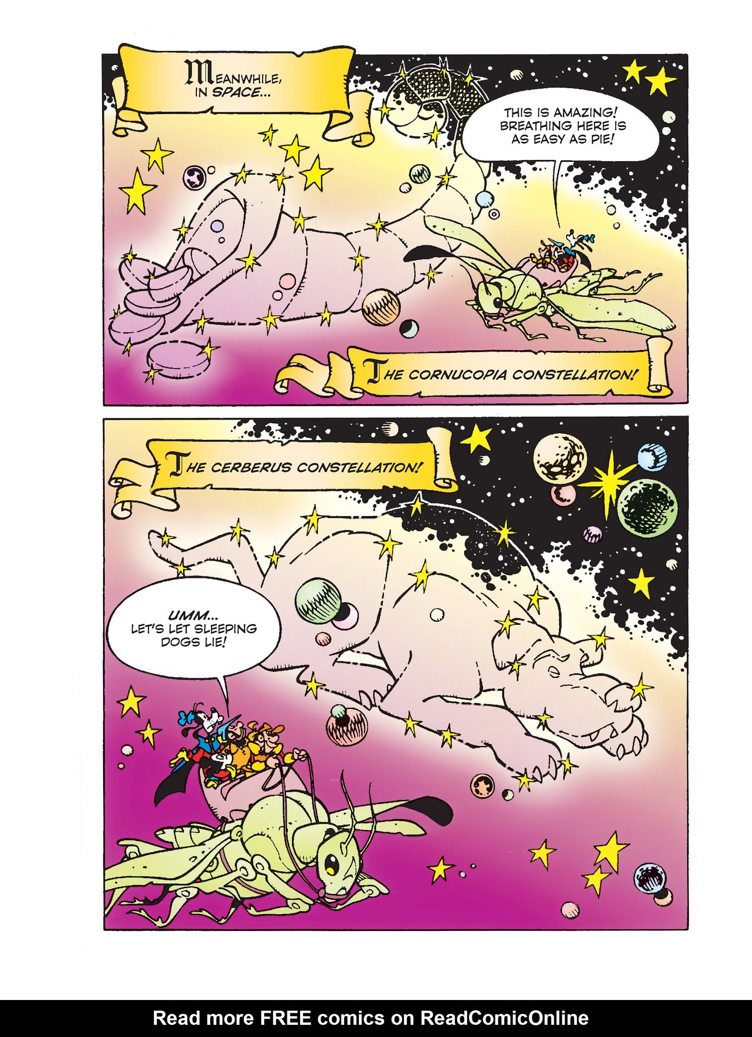 Read online Mickey Mouse and the Sleeping Beauty in the Stars comic -  Issue #2 - 12