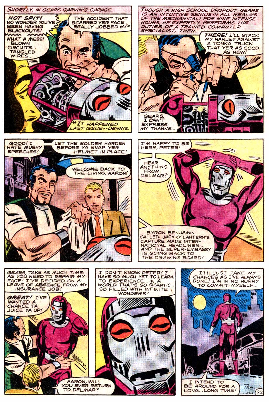 Read online Machine Man (1978) comic -  Issue #19 - 23