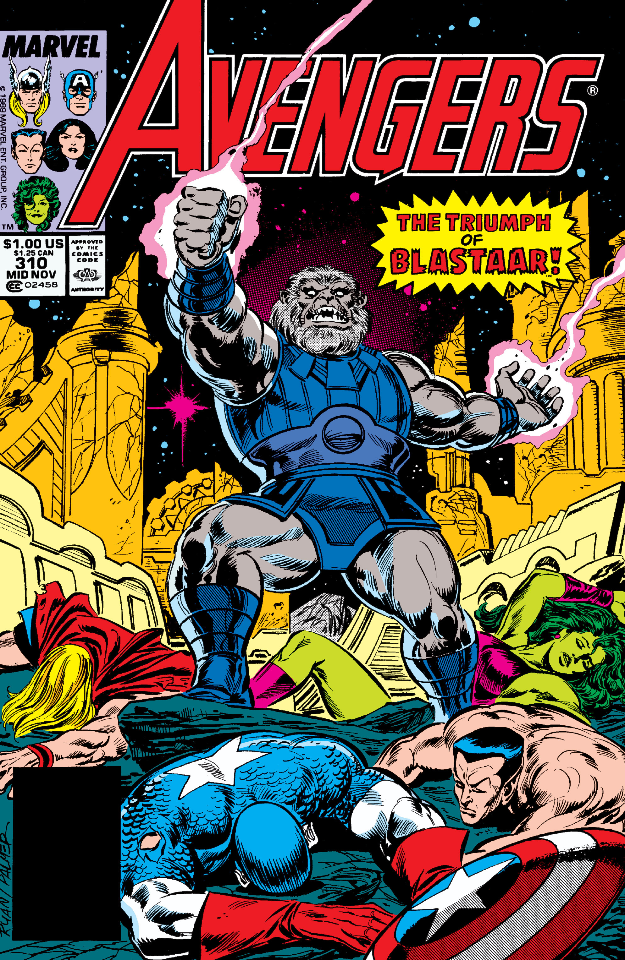 Read online The Avengers (1963) comic -  Issue #310 - 1