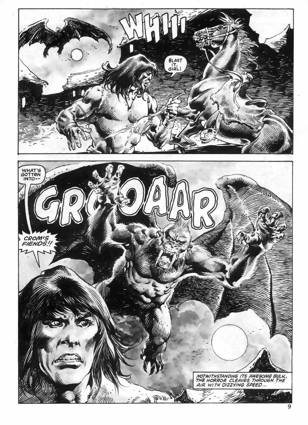 Read online The Savage Sword Of Conan comic -  Issue #96 - 9
