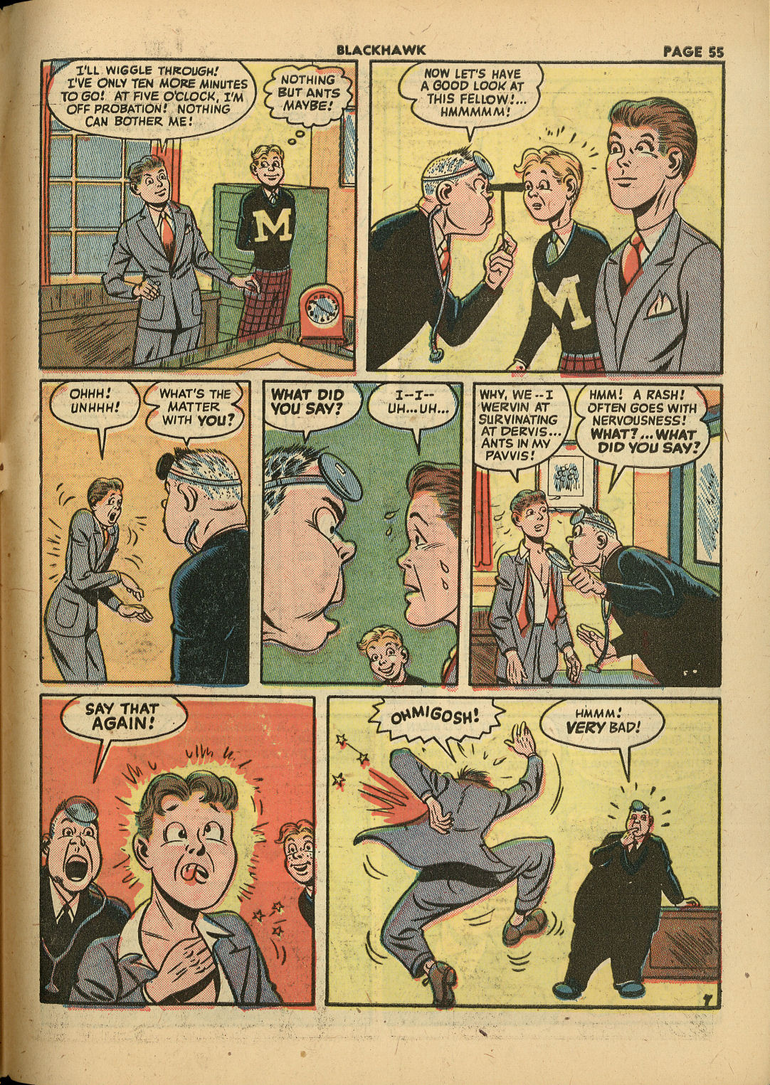 Read online Blackhawk (1957) comic -  Issue #9 - 57