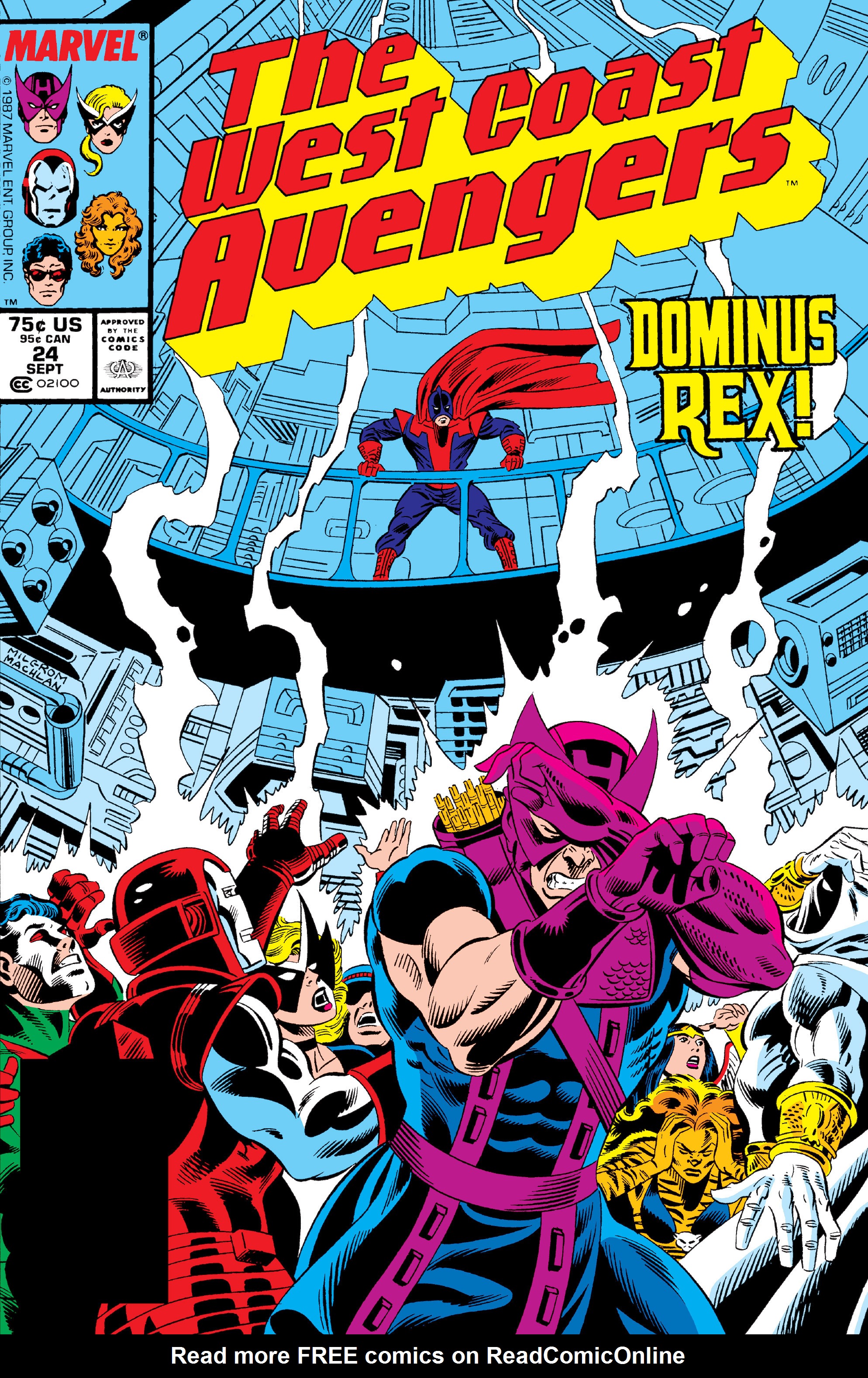 Read online West Coast Avengers (1985) comic -  Issue #24 - 1