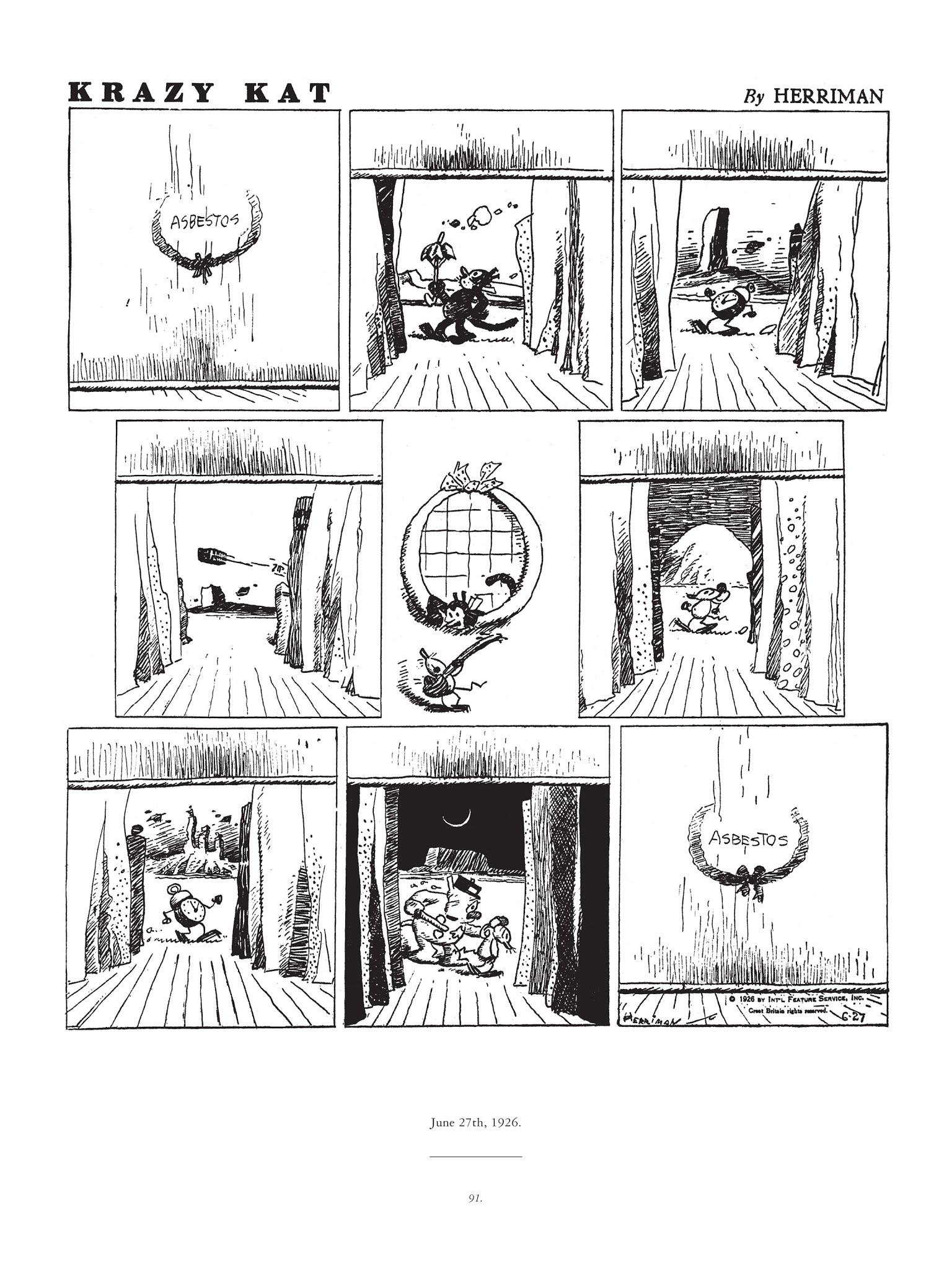 Read online Krazy & Ignatz comic -  Issue # TPB 4 - 92