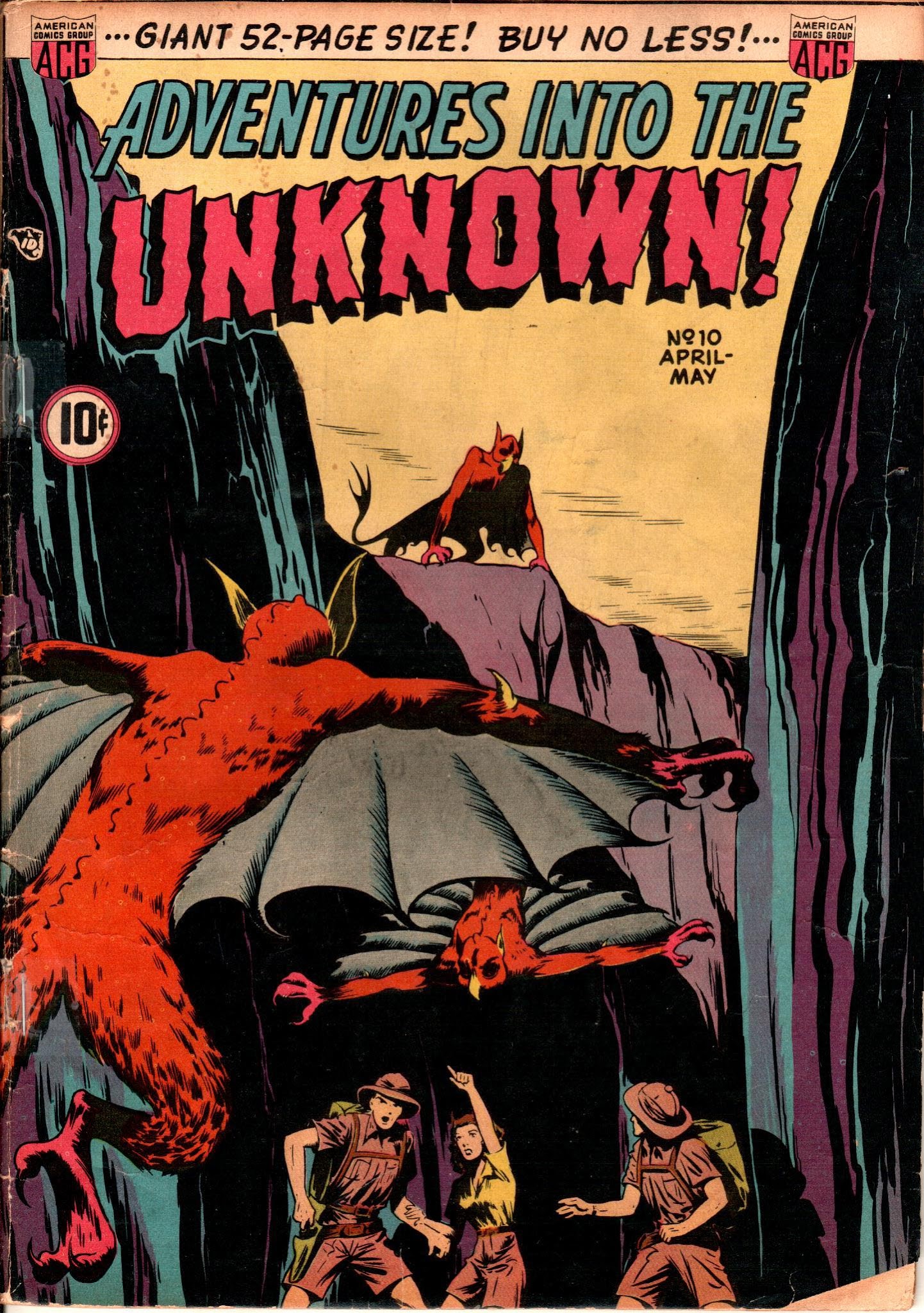 Read online Adventures Into The Unknown comic -  Issue #10 - 1