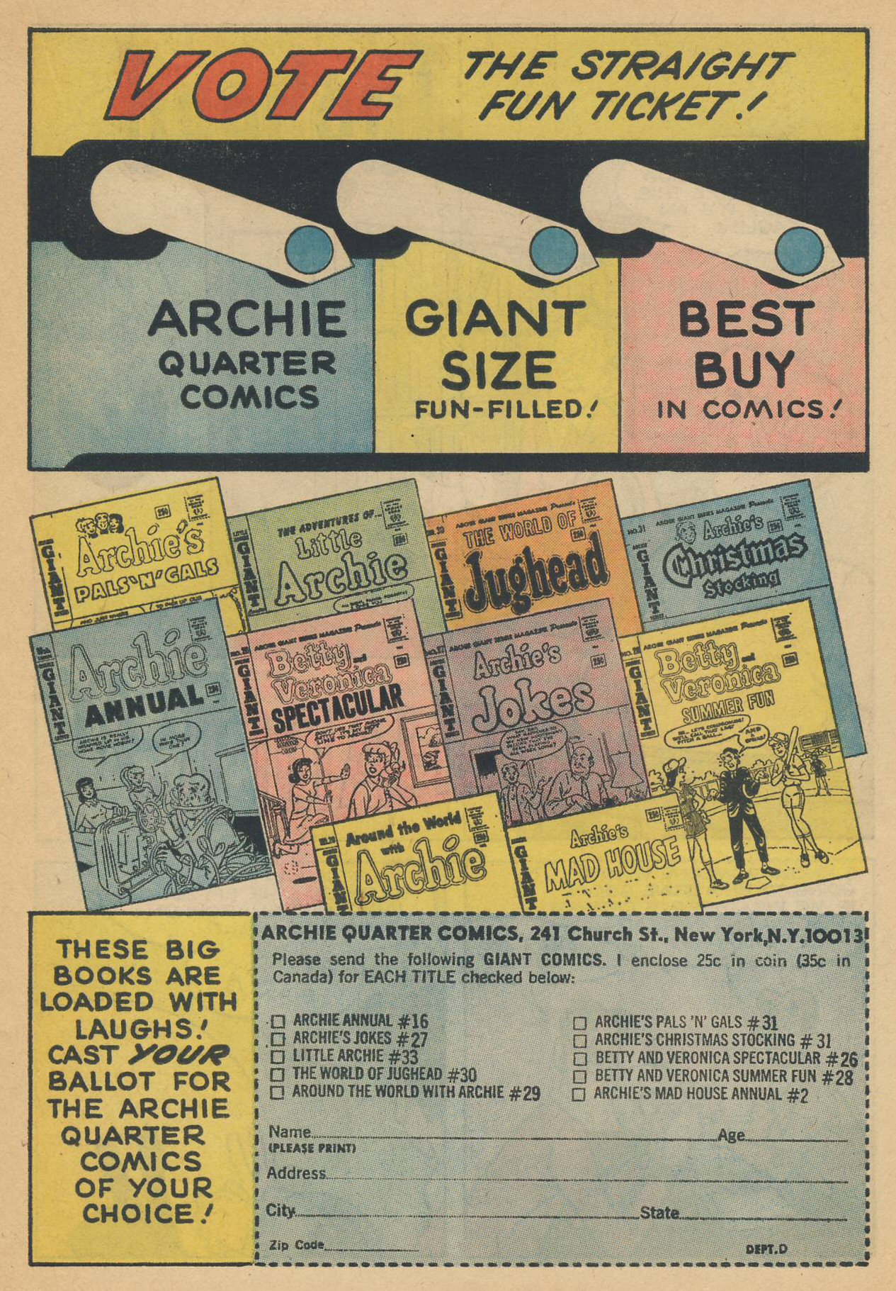 Read online Archie's Pal Jughead comic -  Issue #117 - 19