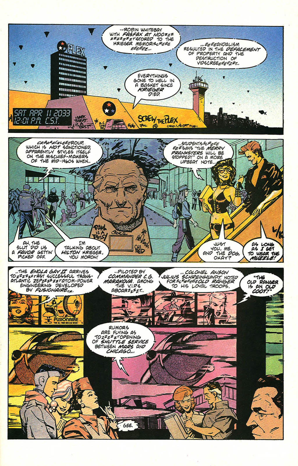 Read online American Flagg! comic -  Issue #47 - 3