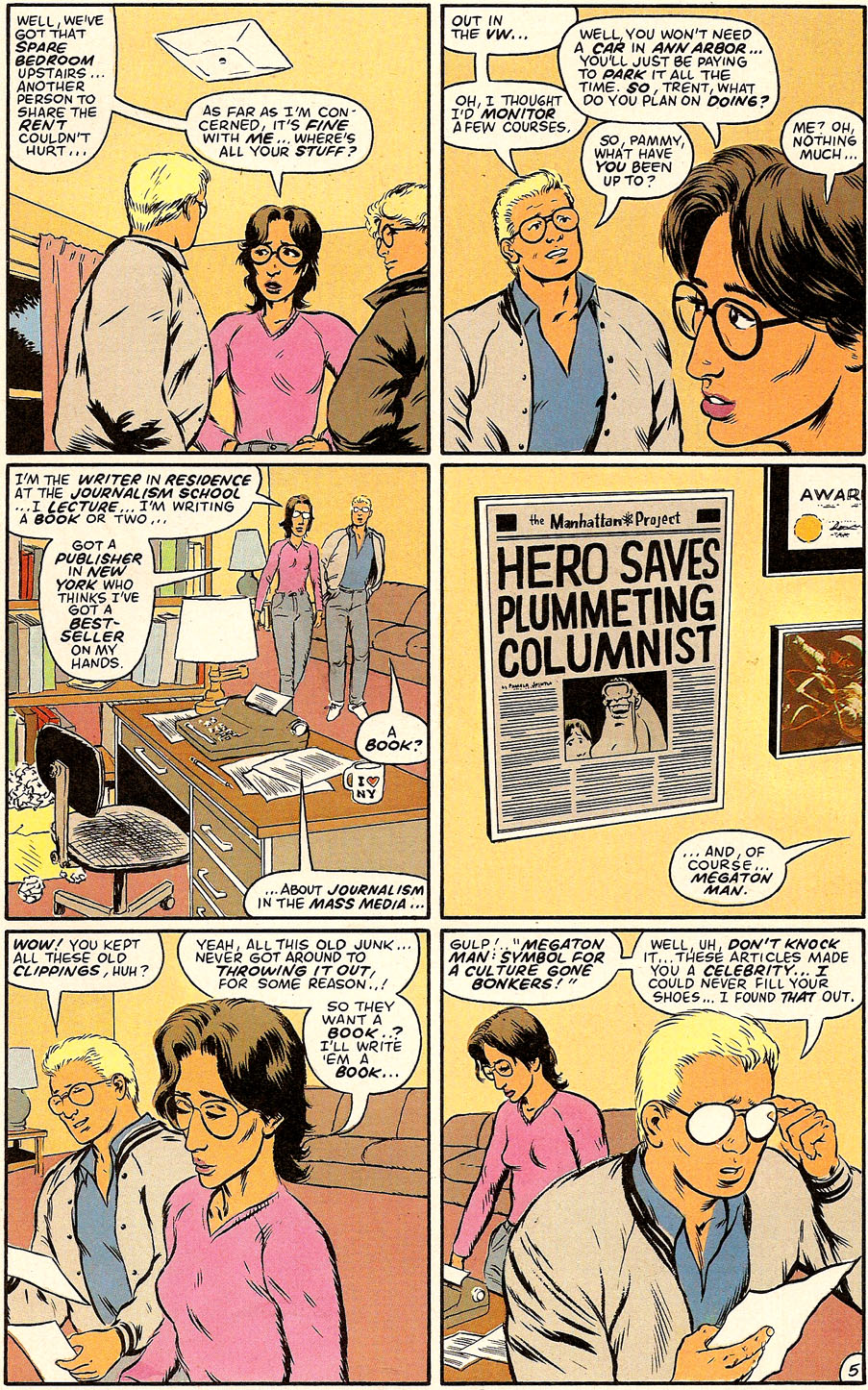 Read online The Return Of Megaton Man comic -  Issue #1 - 7