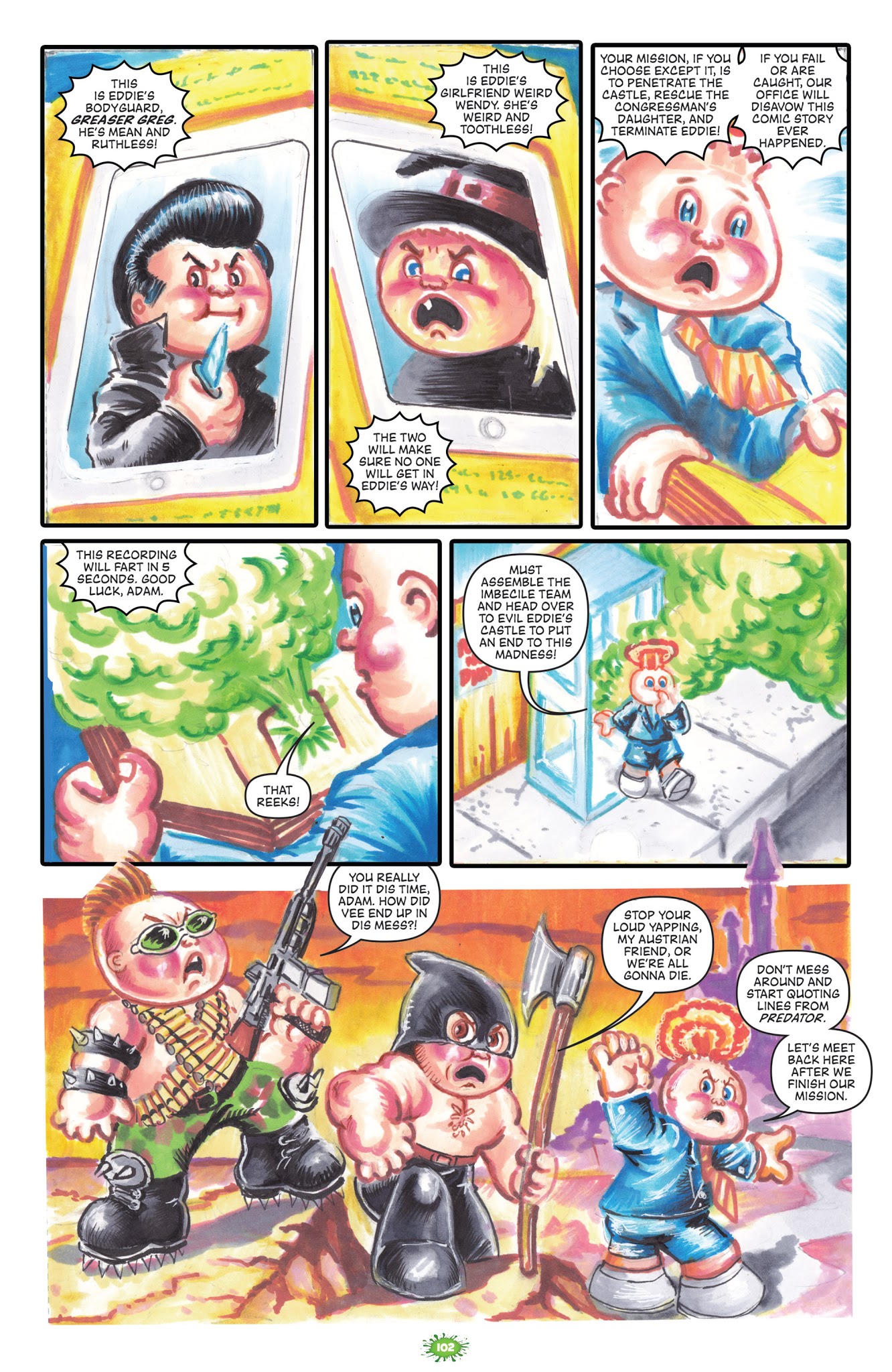 Read online Garbage Pail Kids comic -  Issue # TPB - 102