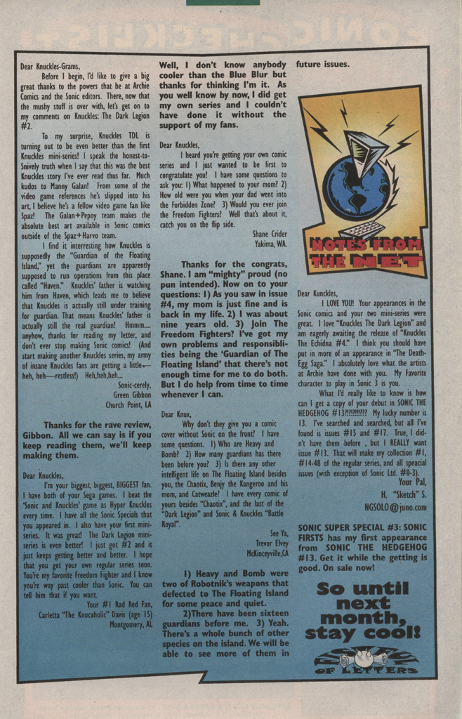 Read online Knuckles the Echidna comic -  Issue #8 - 33