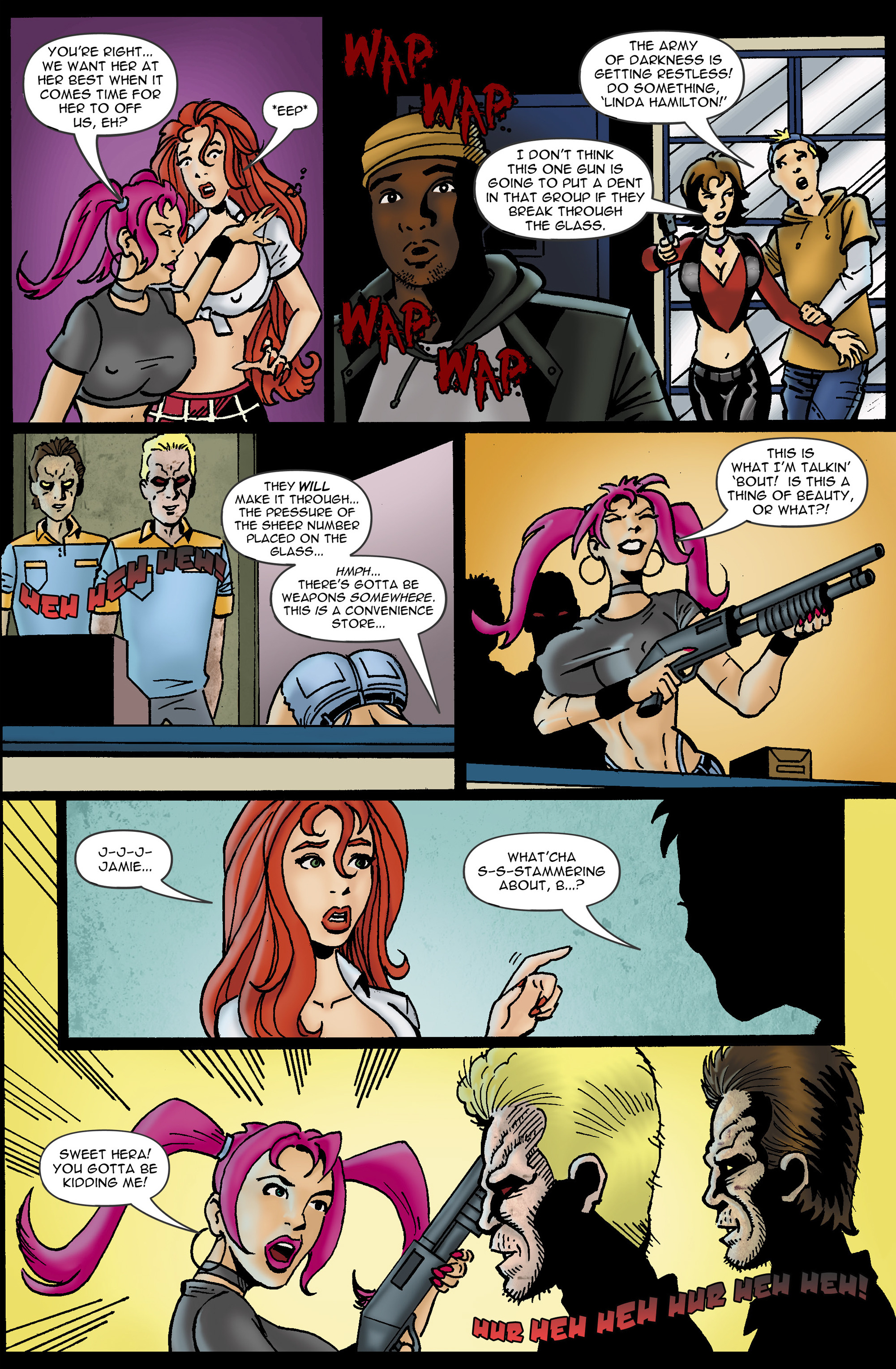 Read online Chaos Campus: Sorority Girls Vs. Zombies comic -  Issue #3 - 16