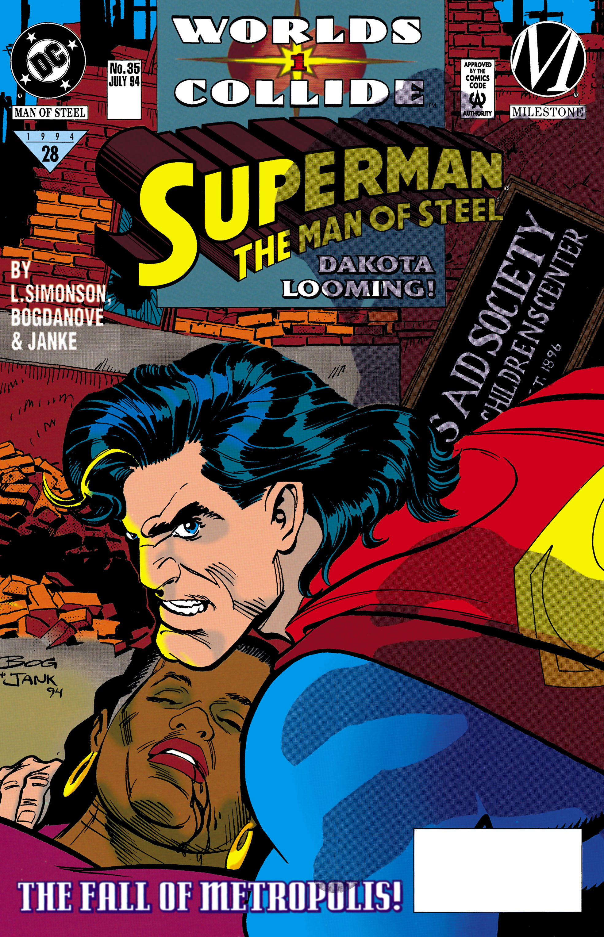 Read online Superman: The Man of Steel (1991) comic -  Issue #35 - 1