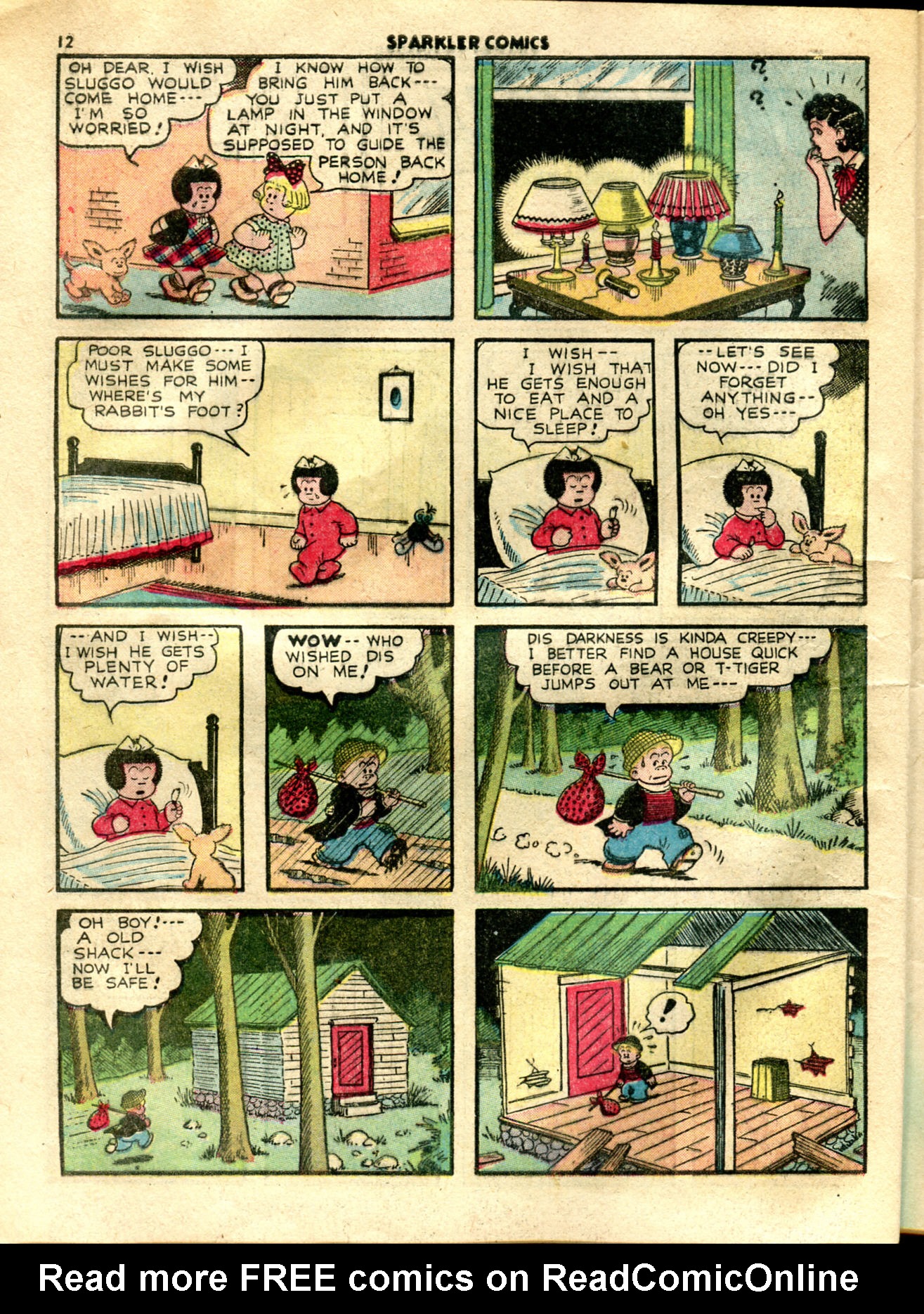 Read online Sparkler Comics comic -  Issue #13 - 14